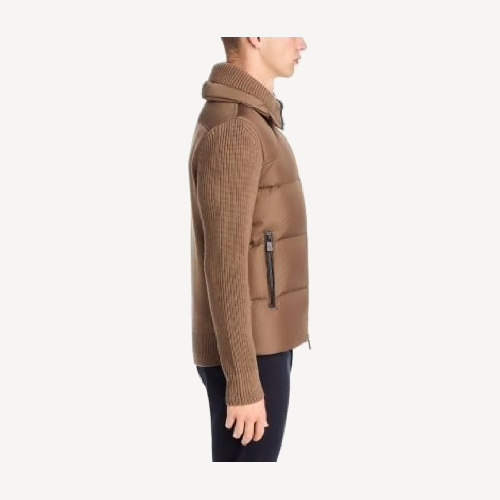 Moncler Grenoble Padded Wool Zip Cardigan