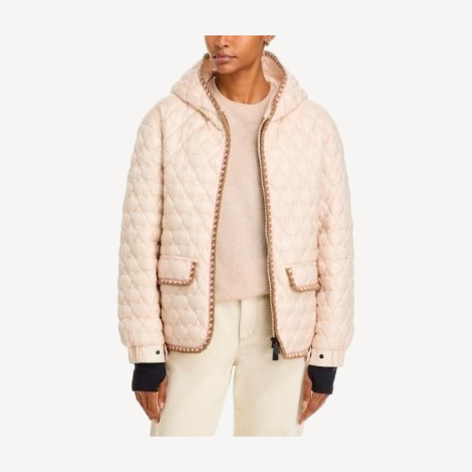 Moncler Valfassa Mountain Quilted Hooded Short Down Jacket