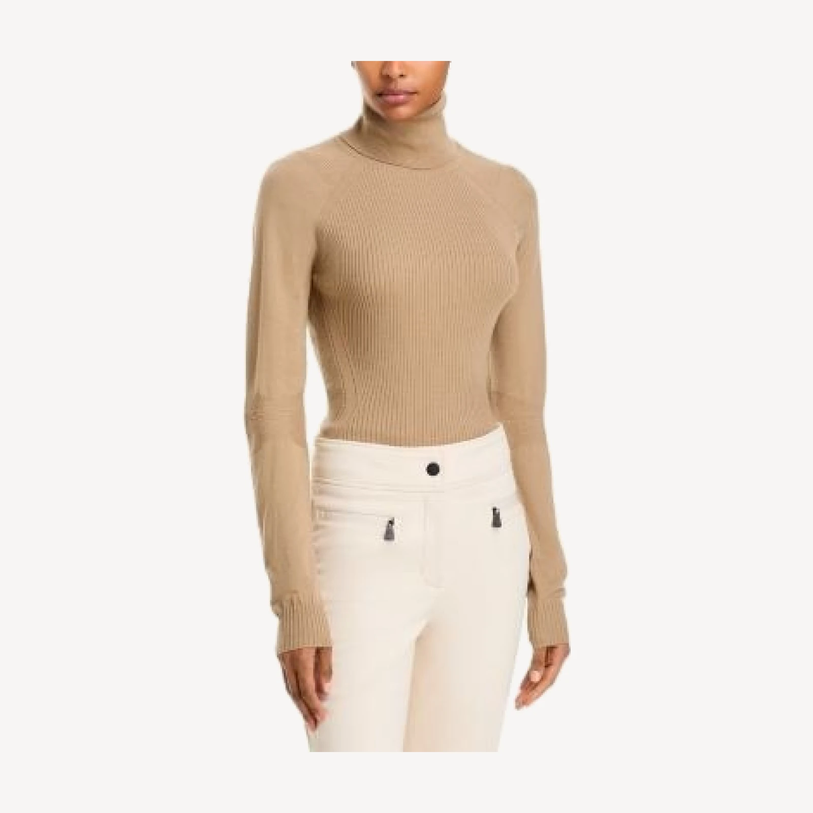 Moncler Mixed Rib Turtleneck Sweater