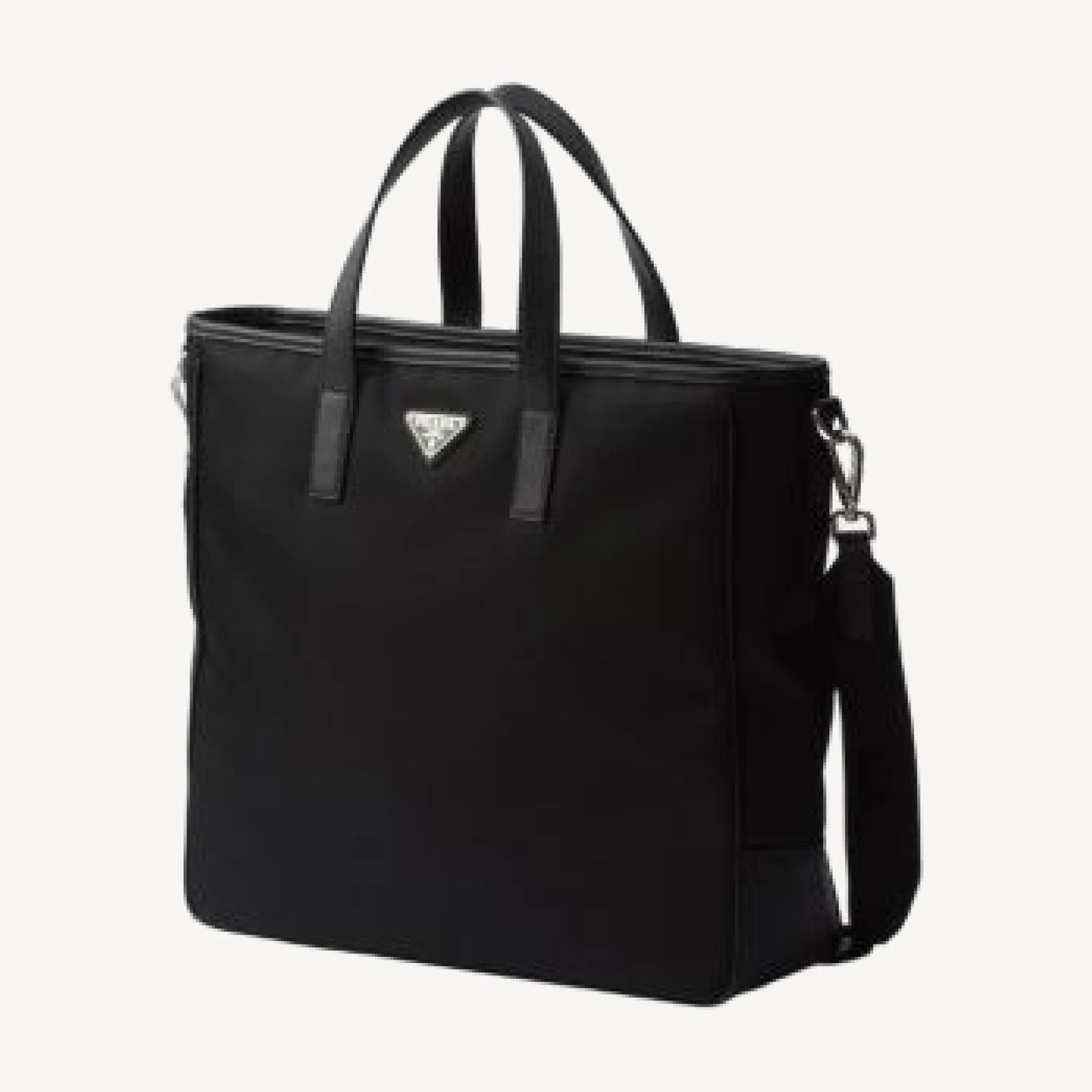 Prada Re-Nylon and Saffiano Leather Tote Bag