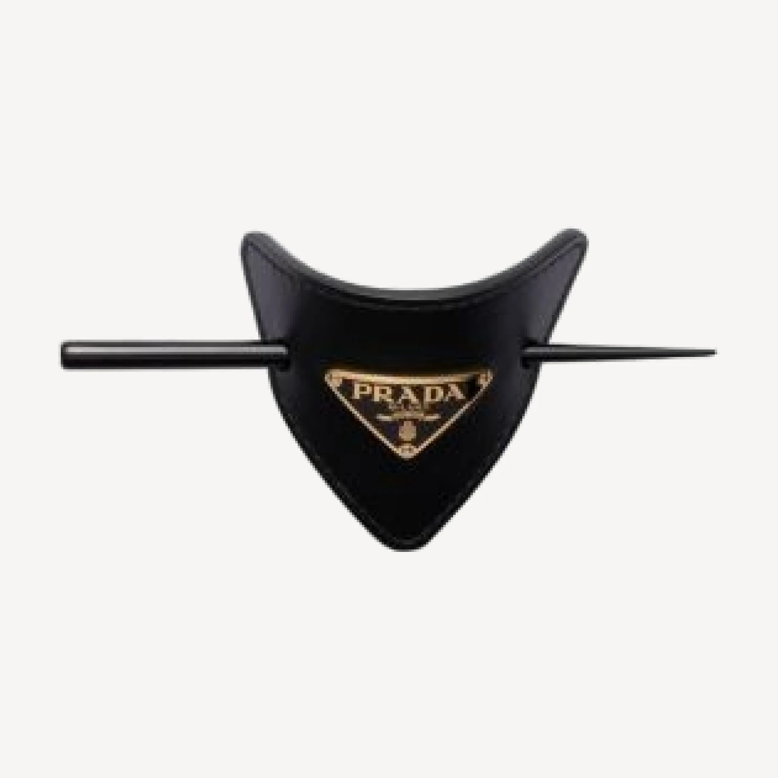 Prada Leather Hair Clip