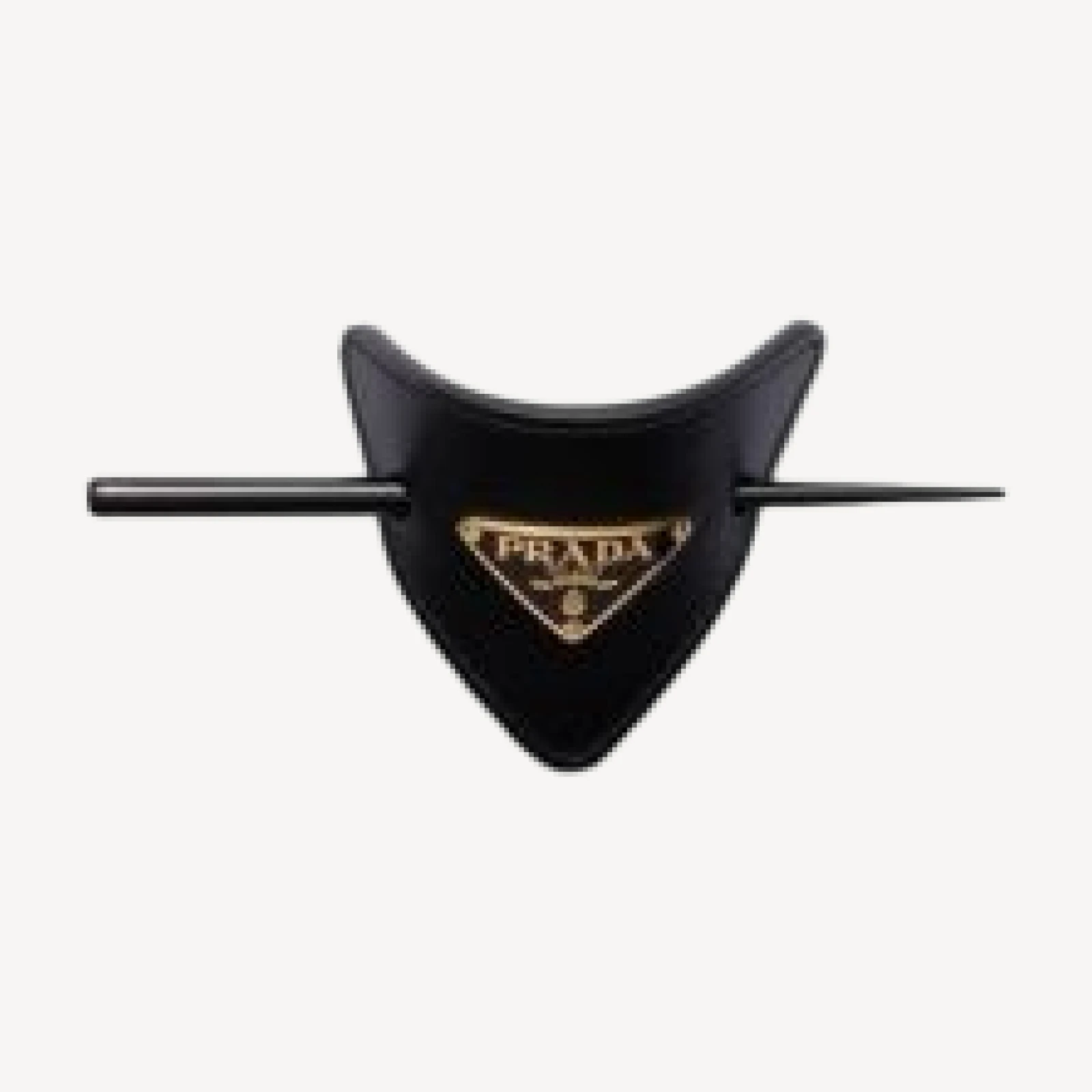 Prada Leather Hair Clip