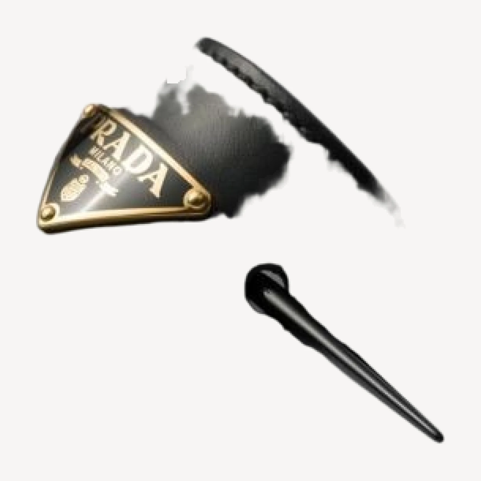 Prada Leather Hair Clip