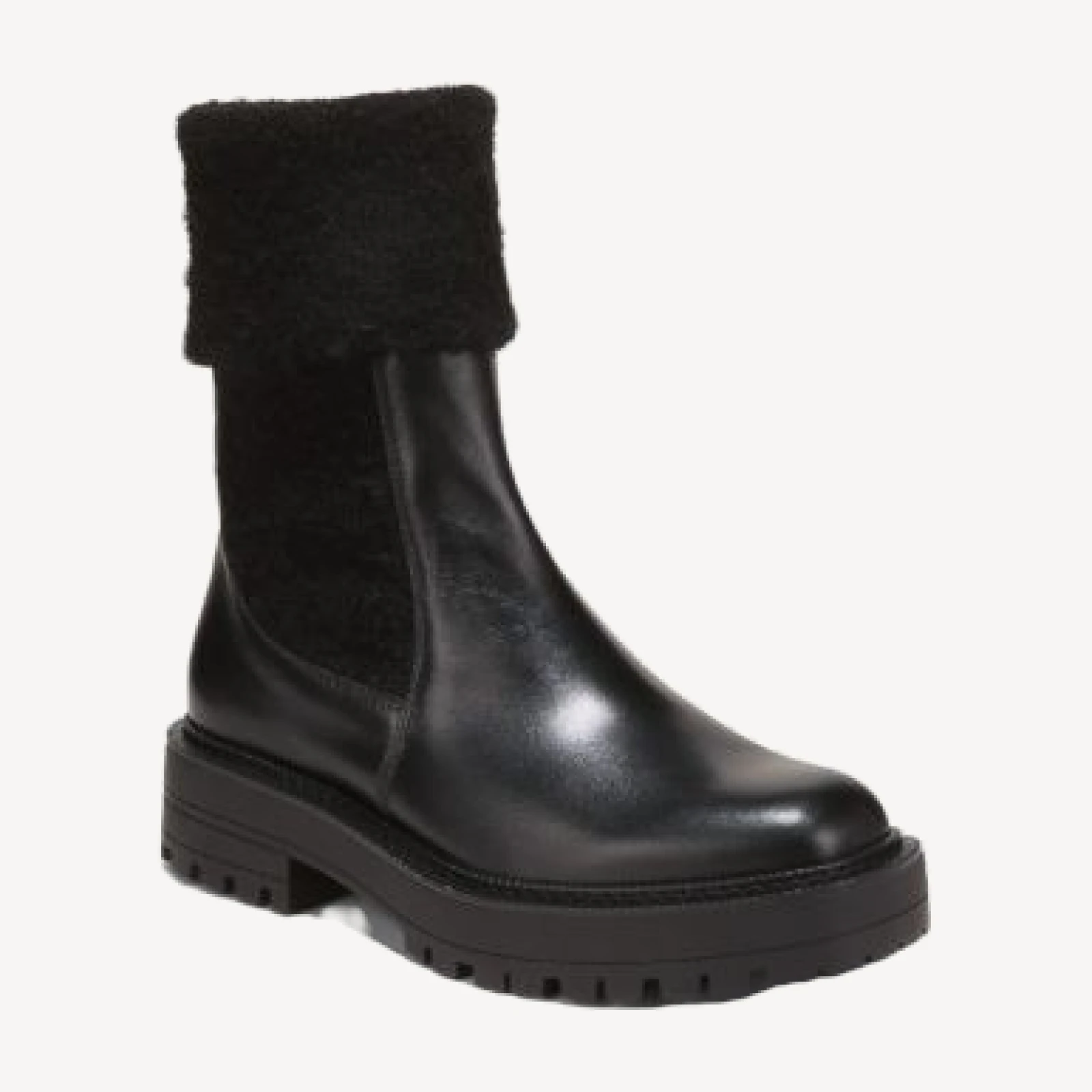 Sam Edelman Women's Laguna Knit Leather Chelsea Boots
