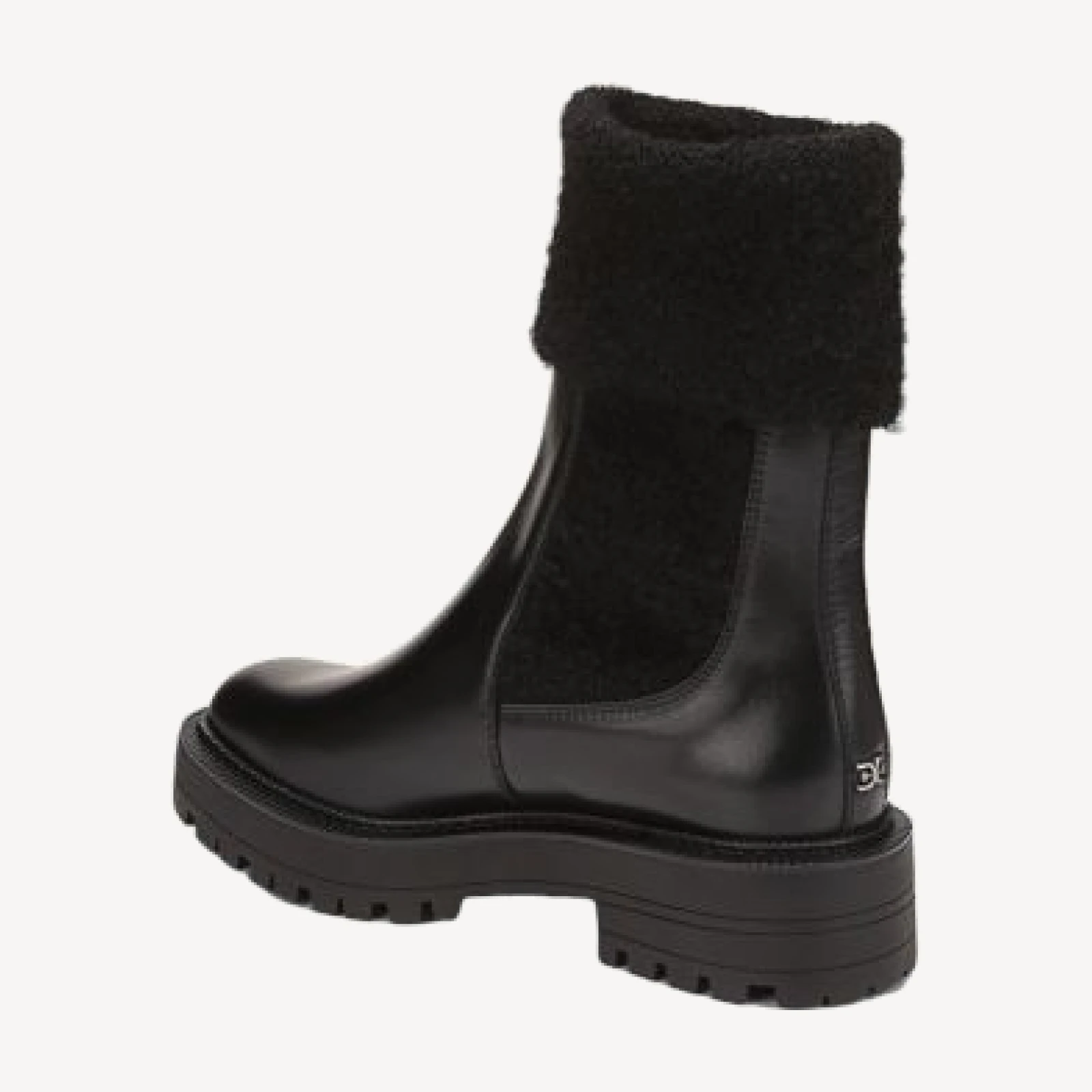 Sam Edelman Women's Laguna Knit Leather Chelsea Boots