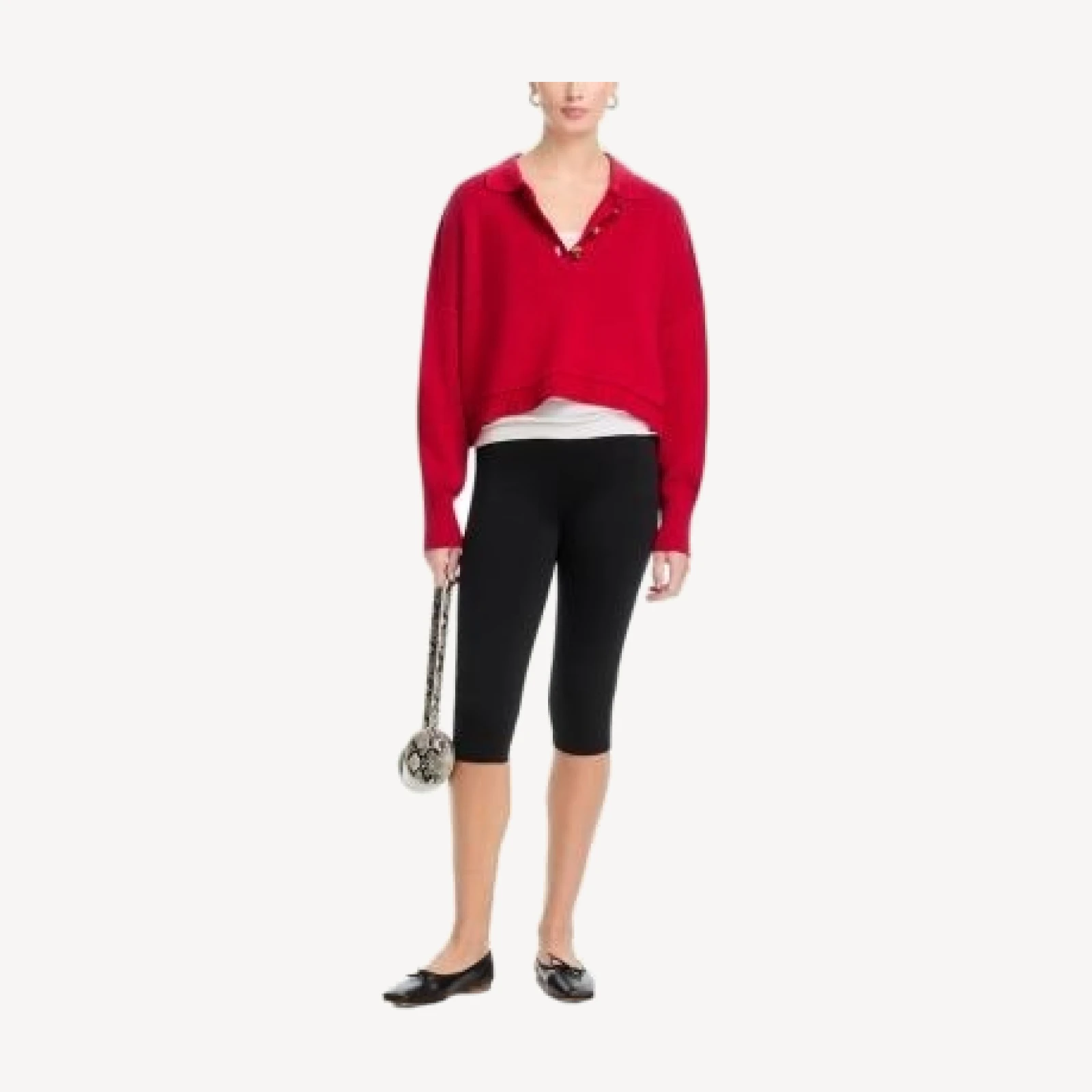 Aqua Long Sleeve Drop Shoulder Sweater - Exclusive
