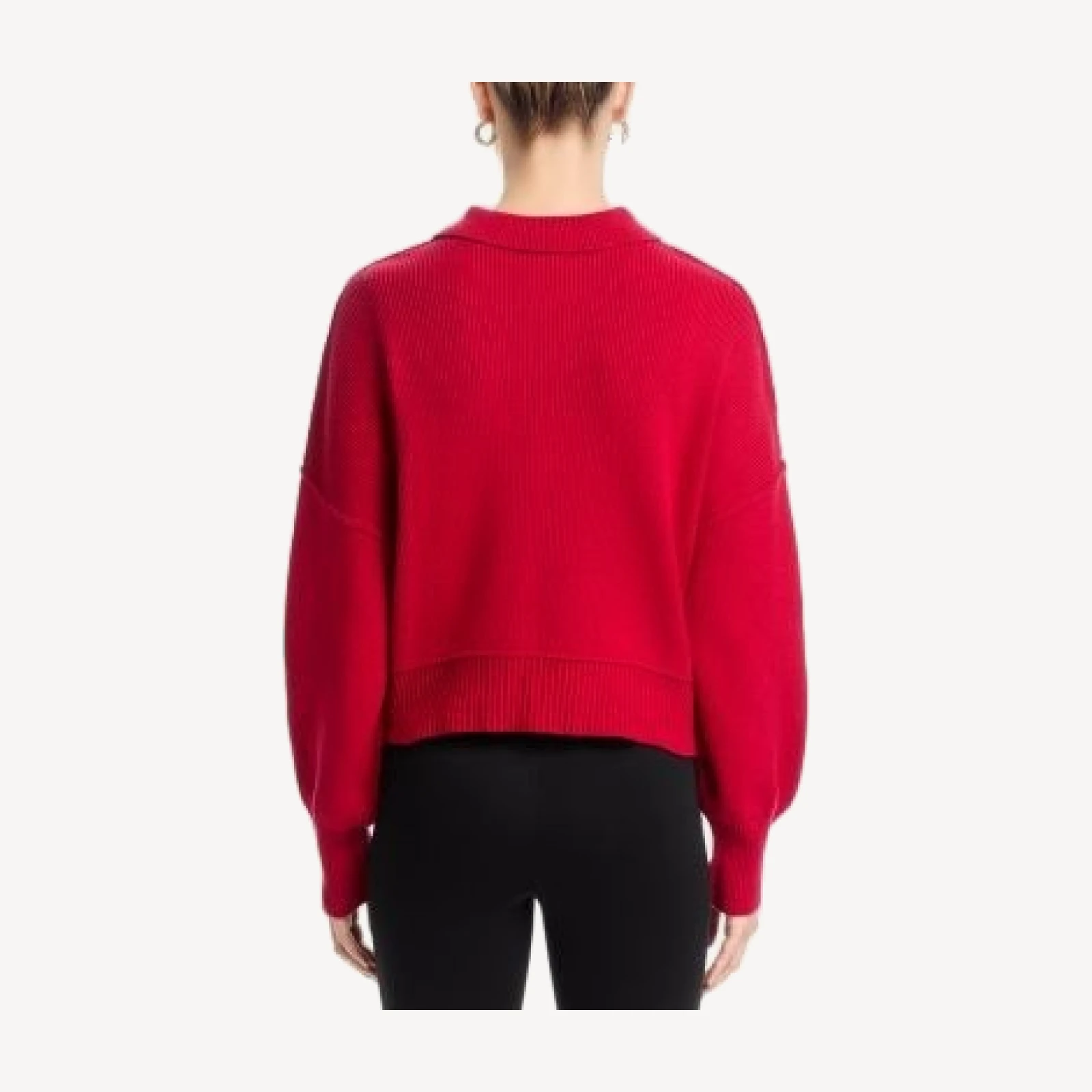 Aqua Long Sleeve Drop Shoulder Sweater - Exclusive