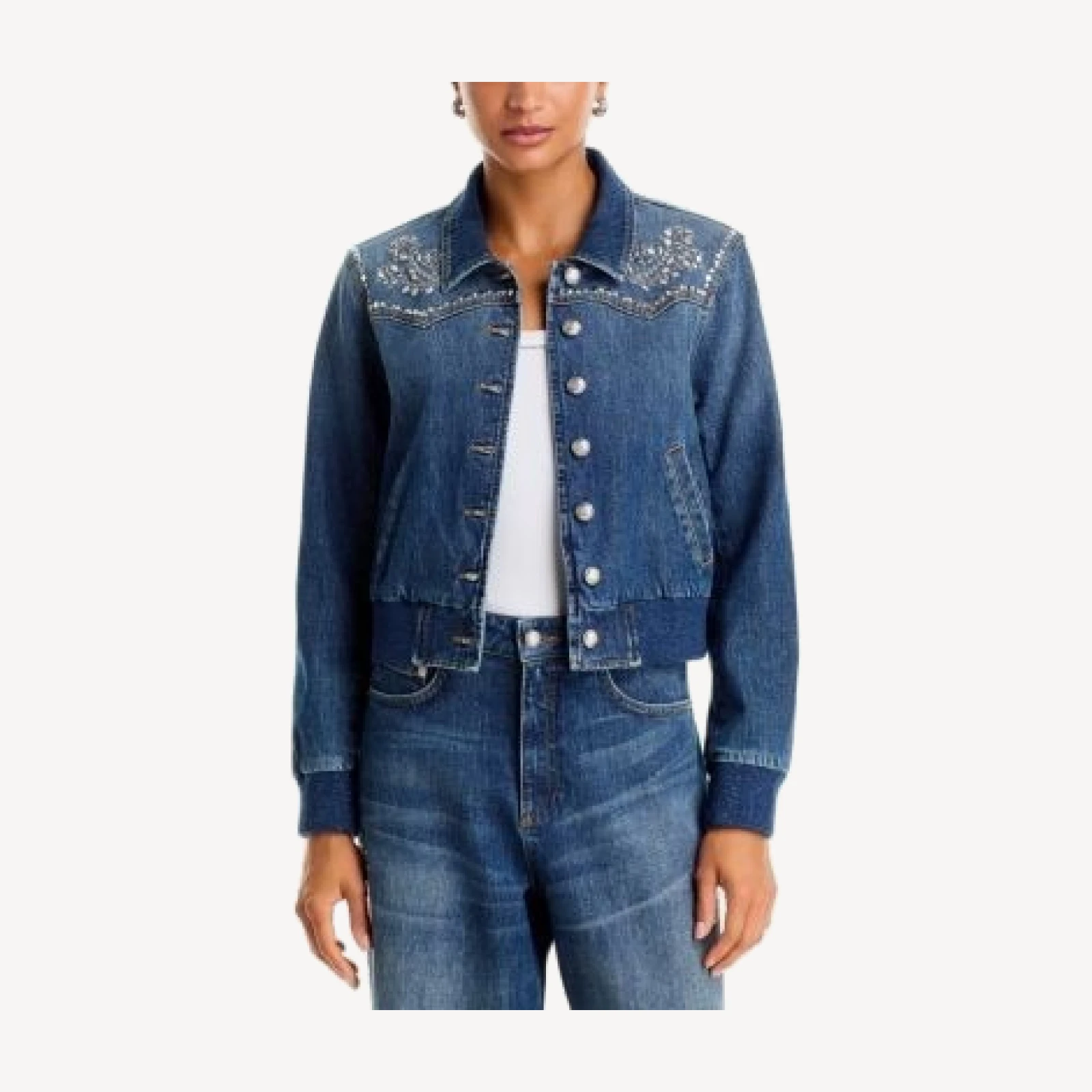 Cinq a Sept Dreamscape Vines Greer Cotton Blend Jacket