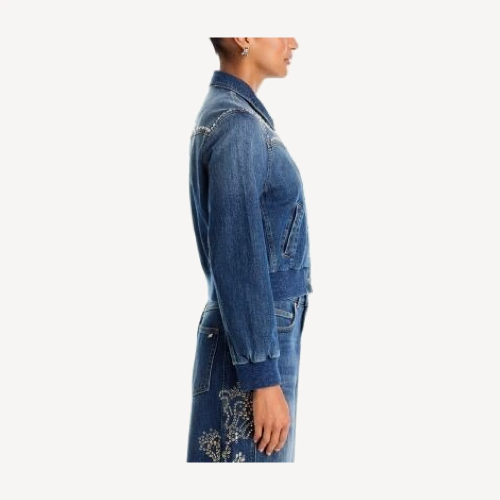 Cinq a Sept Dreamscape Vines Greer Cotton Blend Jacket