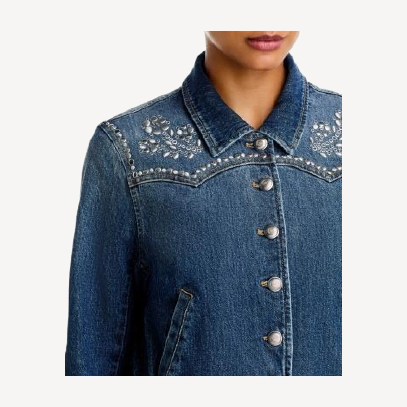 Cinq a Sept Dreamscape Vines Greer Cotton Blend Jacket