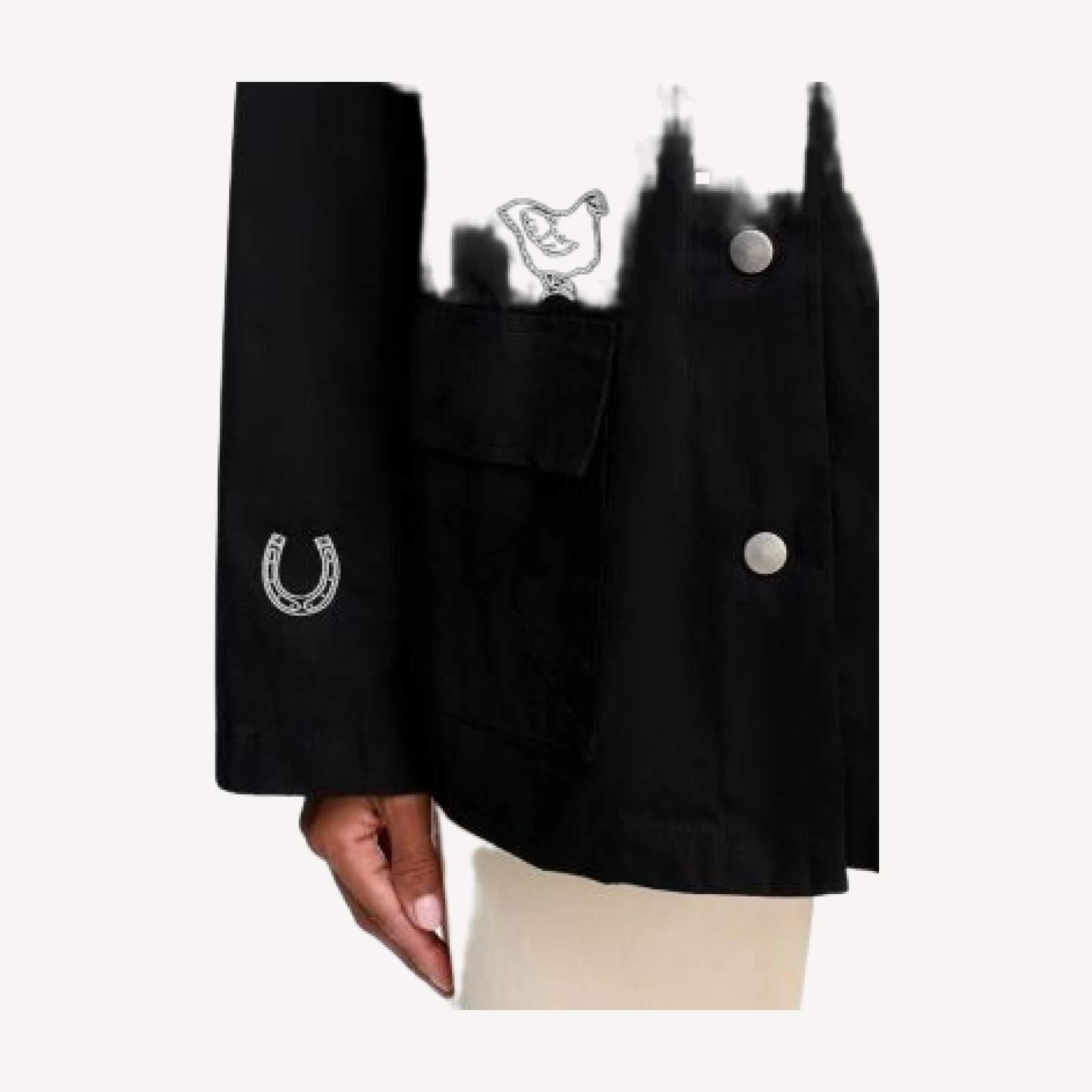 Aqua x Angelica Hicks Barn Animal Jacket - Exclusive