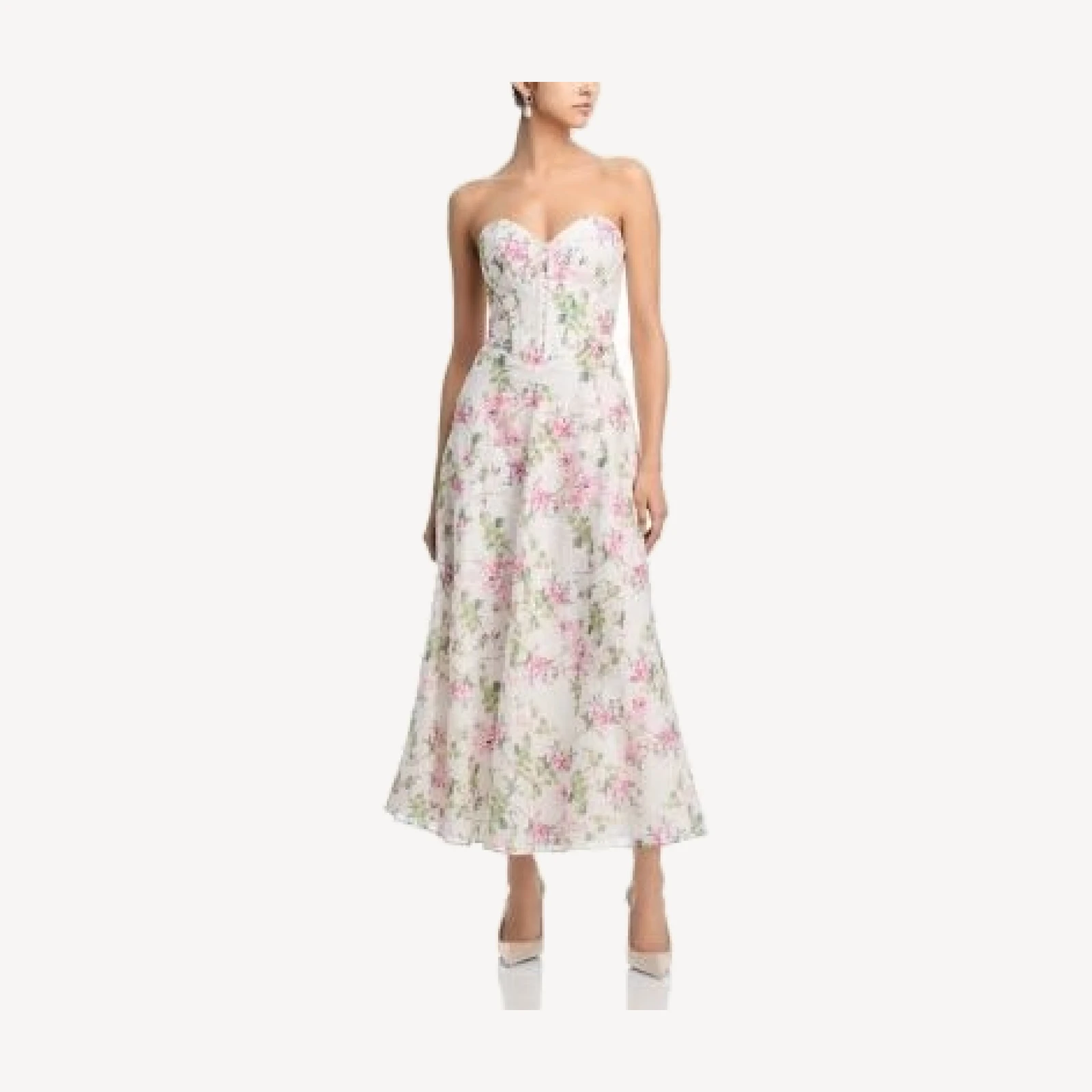Aqua x Wuthering Heights Strapless Smocked Back Dress - Exclusive