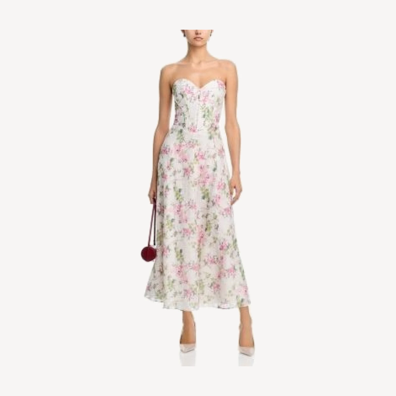 Aqua x Wuthering Heights Strapless Smocked Back Dress - Exclusive