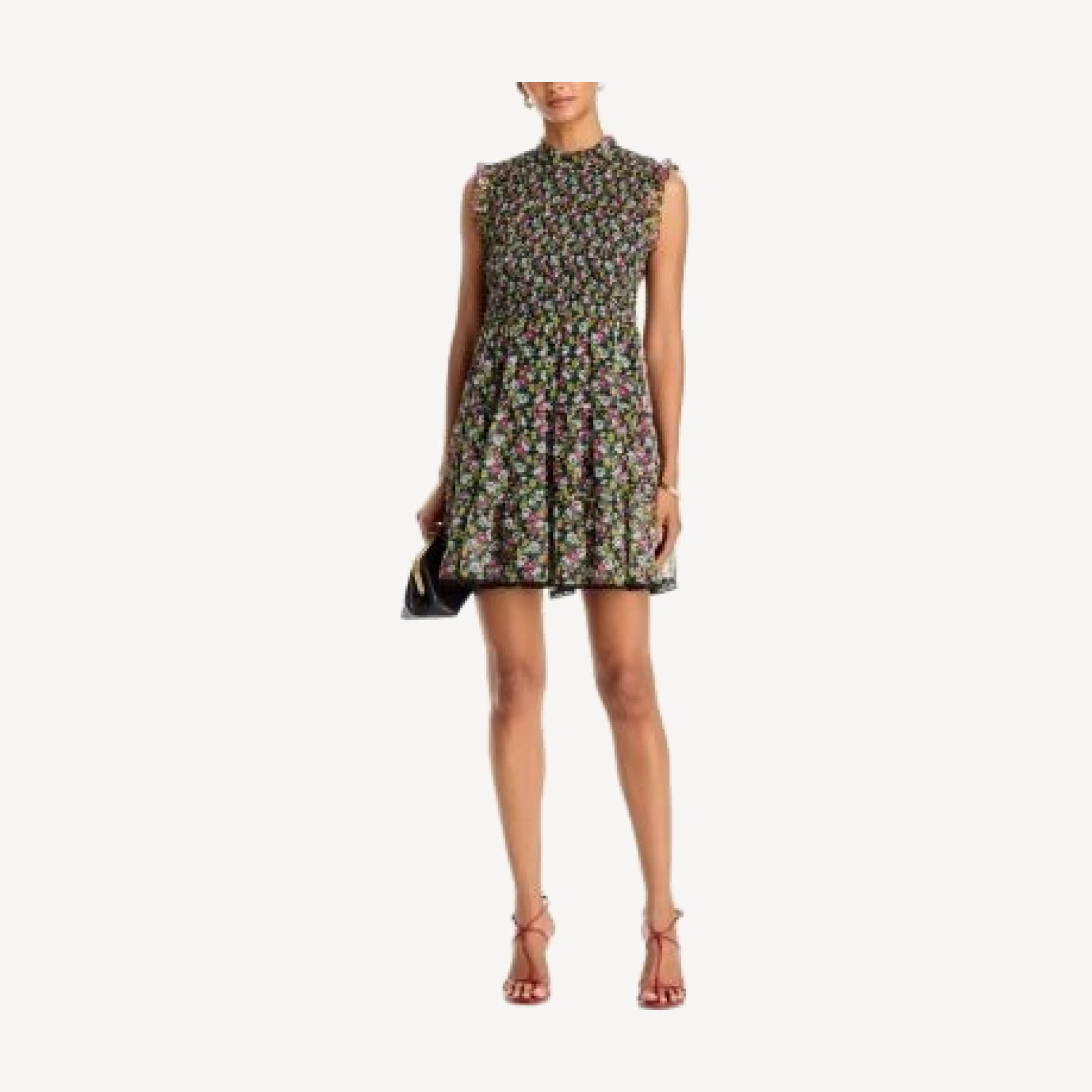 Aqua Smocked Sleeveless Mini Dress - Exclusive