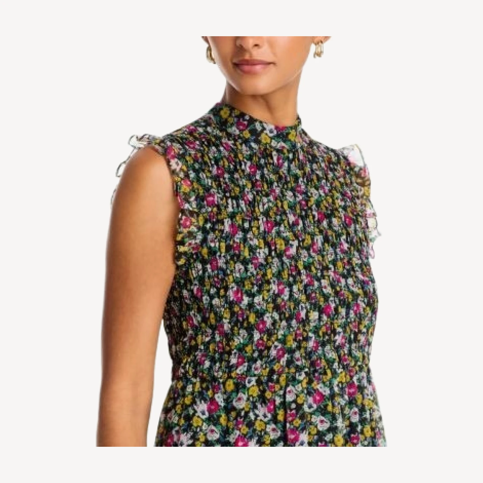 Aqua Smocked Sleeveless Mini Dress - Exclusive