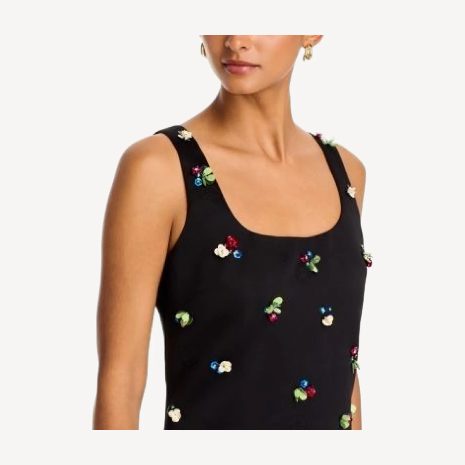 Aqua 3D Embellished Mini Dress - Exclusive