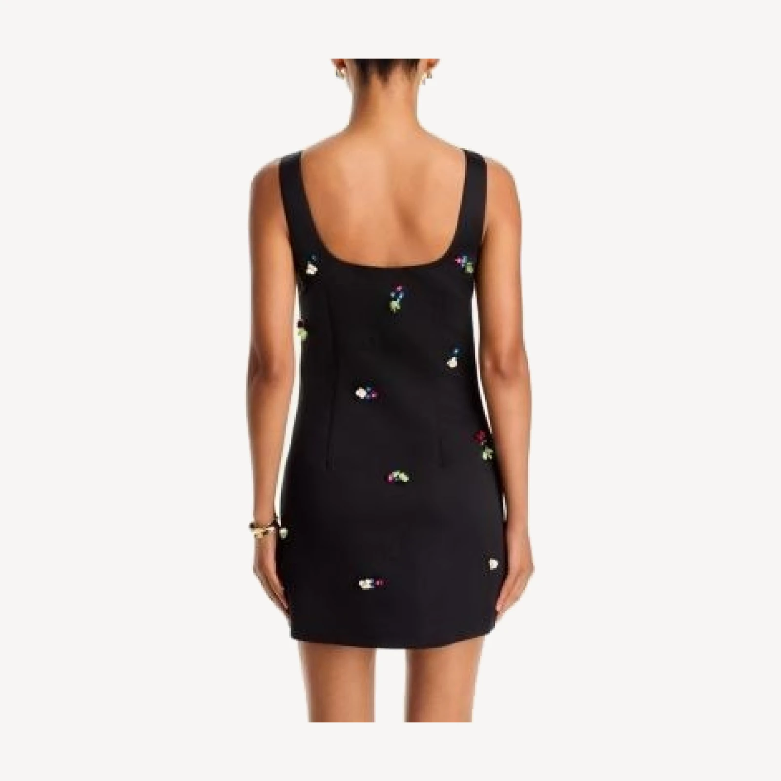 Aqua 3D Embellished Mini Dress - Exclusive