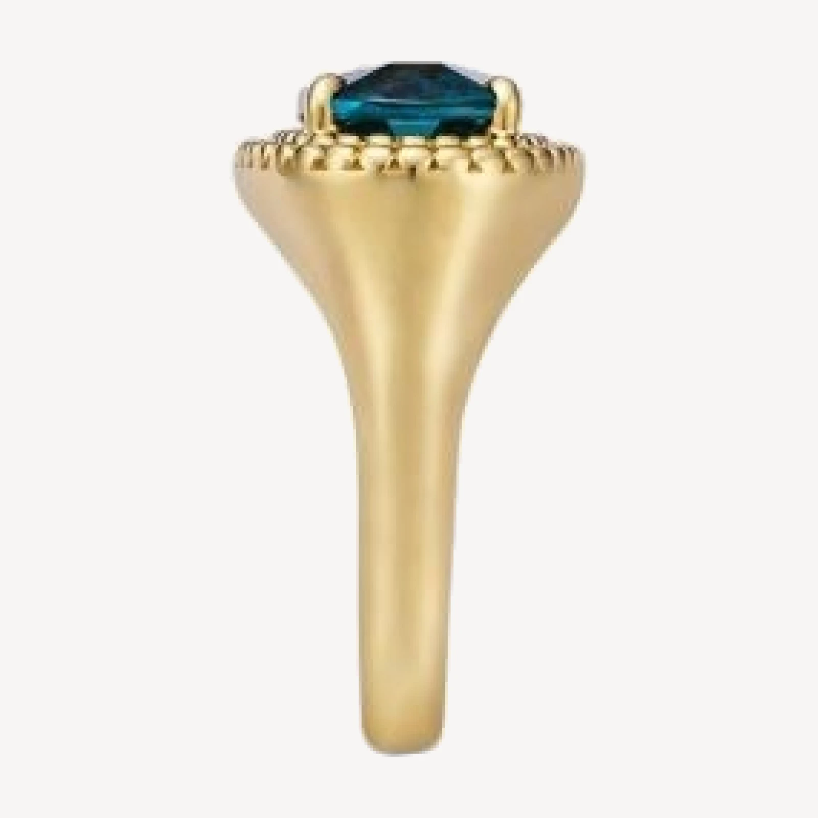 Bloomingdale's Fine Collection London Blue Topaz Ring in 14K Yellow Gold