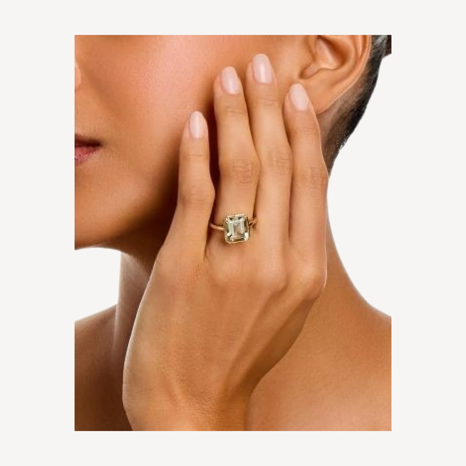 Bloomingdale's Fine Collection Prasiolite Ring in 14K Yellow Gold