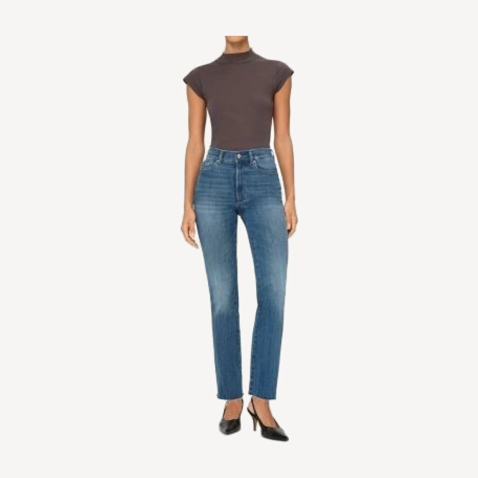 DL1961 Halle Instasculpt High Rise Straight Leg Jeans in Palm Springs