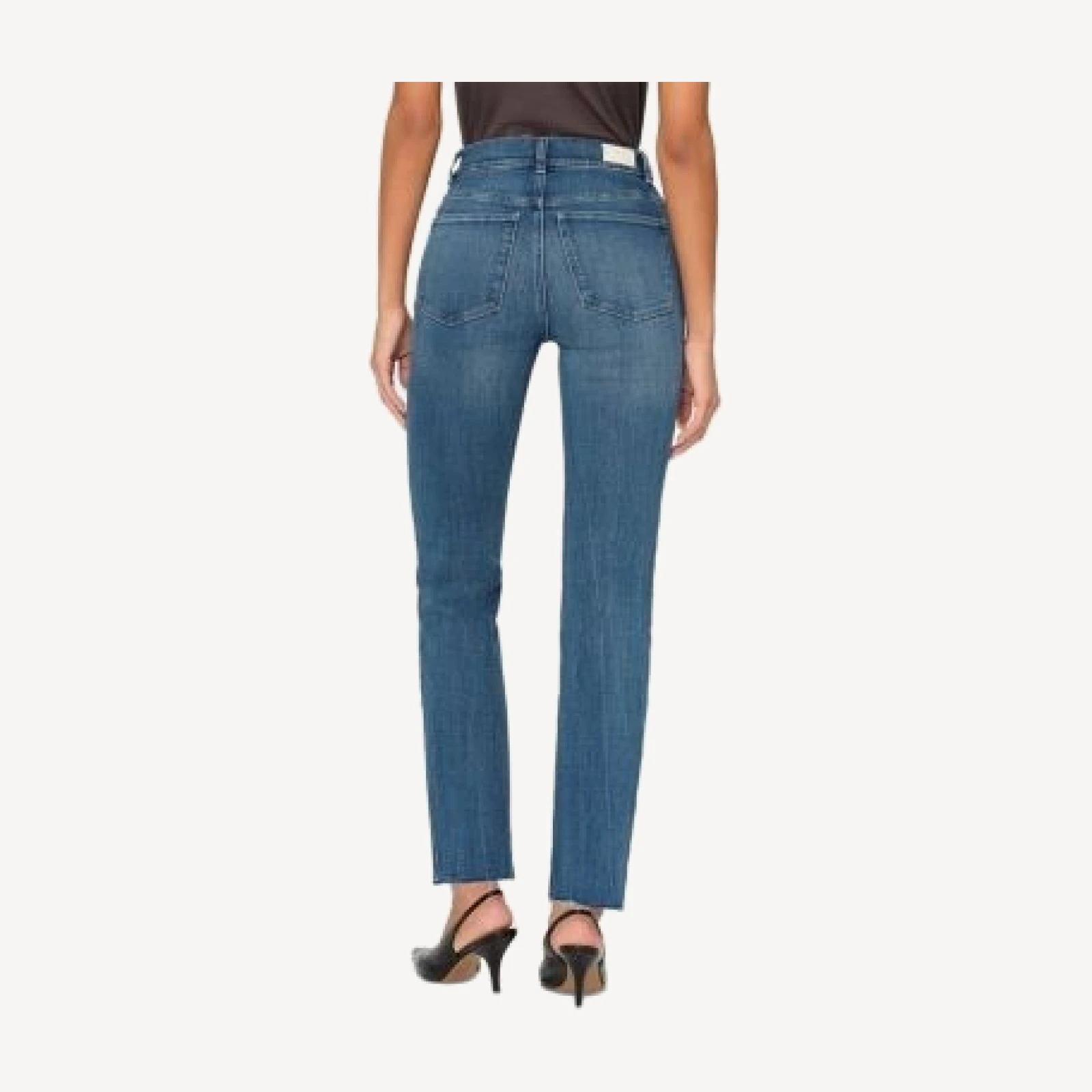 DL1961 Halle Instasculpt High Rise Straight Leg Jeans in Palm Springs