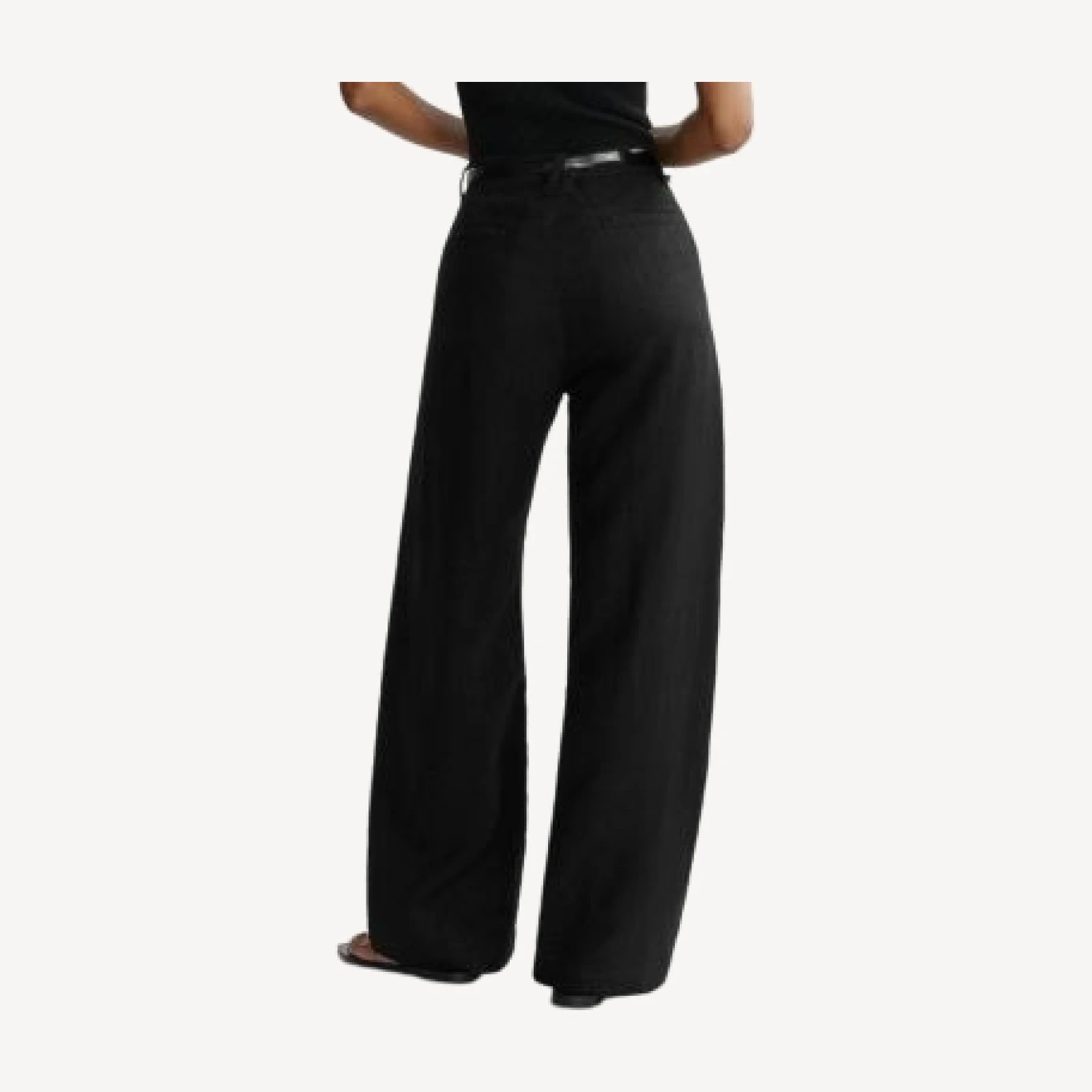 DL1961 Taylor Relaxed Barrel High Rise Linen Pants