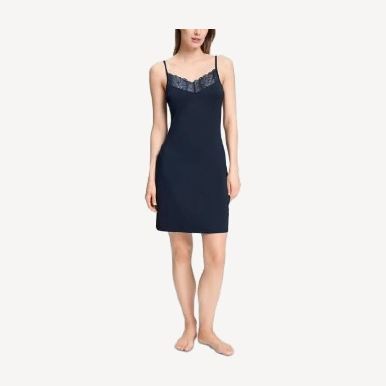 Hanro Azelia Bodydress Lace Trim Chemise