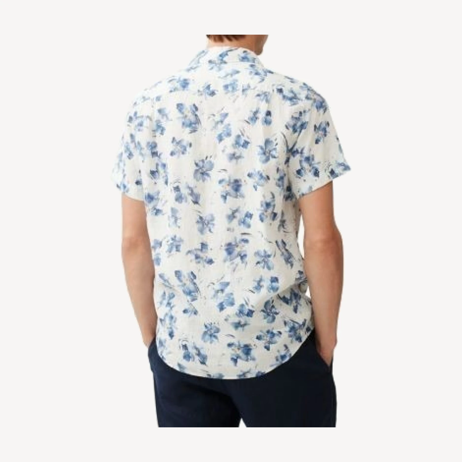 Rodd & Gunn Portland Island Slim Fit Short Sleeve Linen Shirt