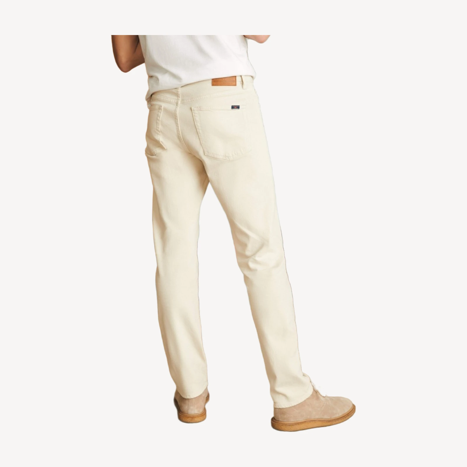 Slim Straight Denim (34") - Stone
