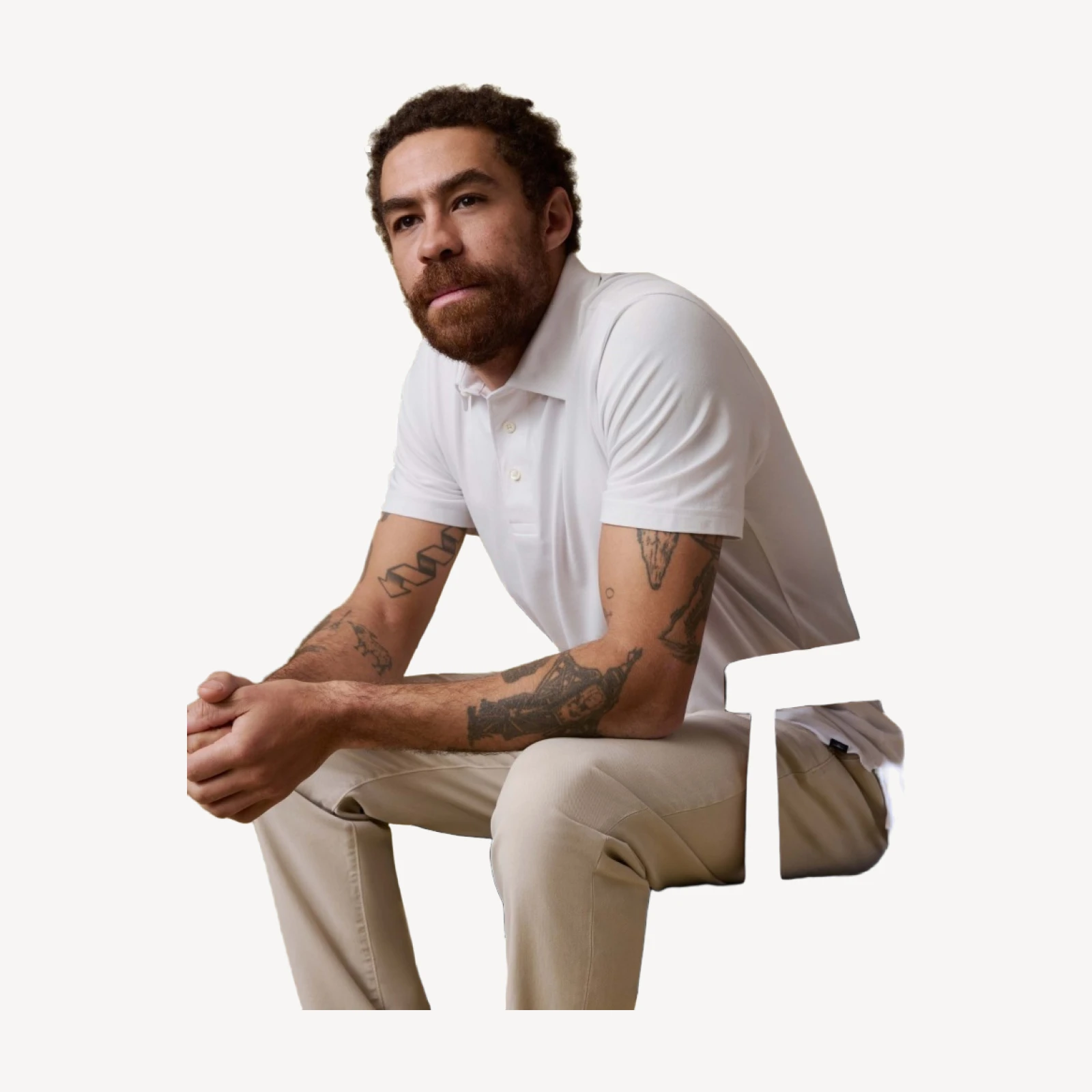Short-Sleeve Movement Pique Polo - Pure White
