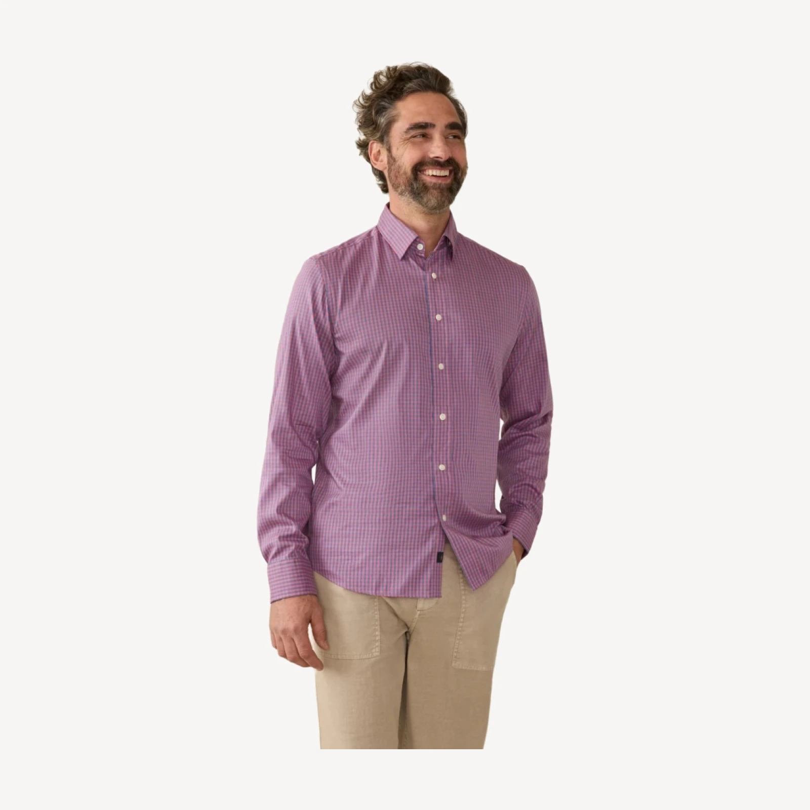 The Movement Shirt (Tall) - Blue Rose Gingham