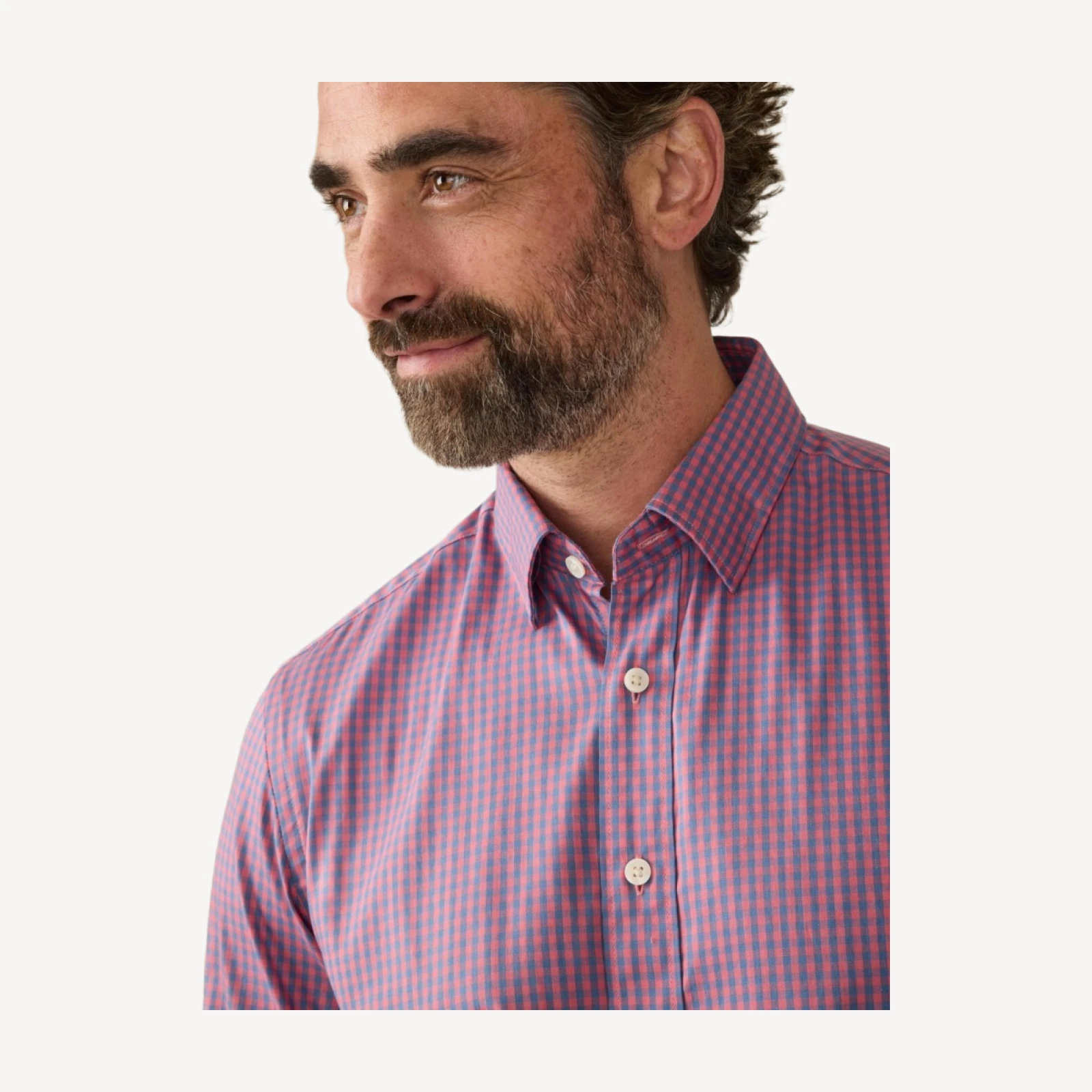 The Movement Shirt (Tall) - Blue Rose Gingham