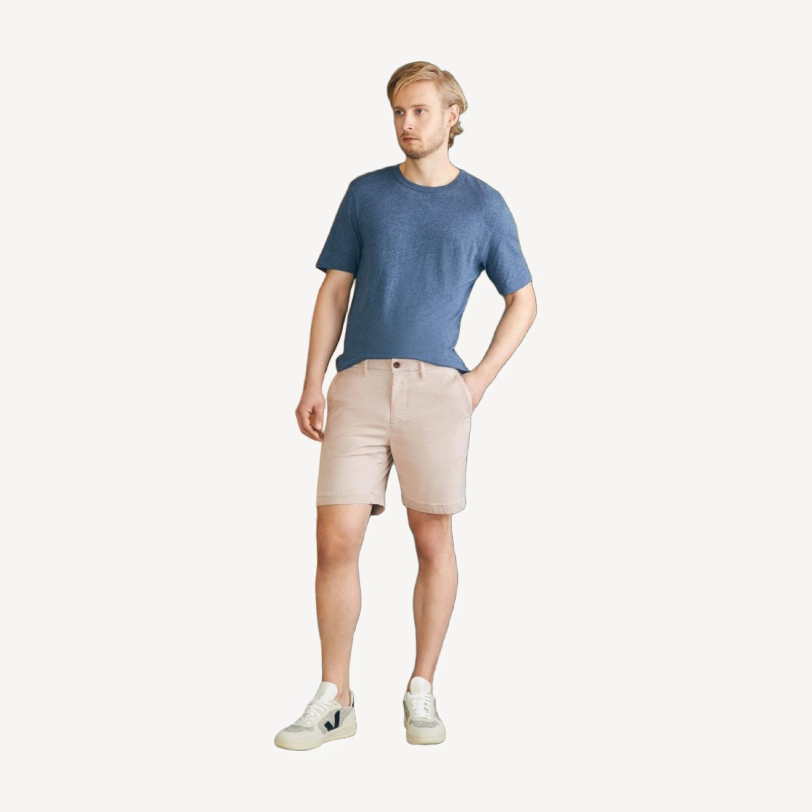 Coastline Chino Short (8") - Spring Quartz