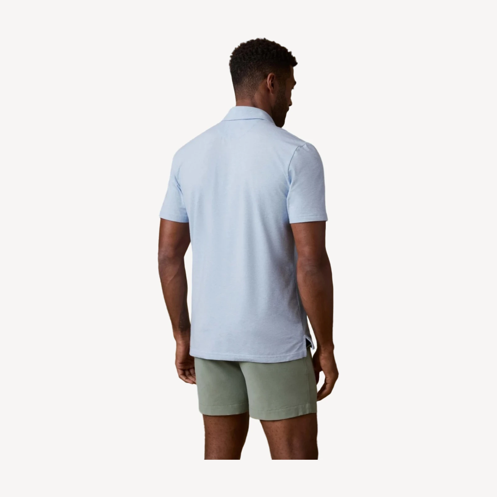 Short-Sleeve Movement Polo - Cardiff Blue Heather