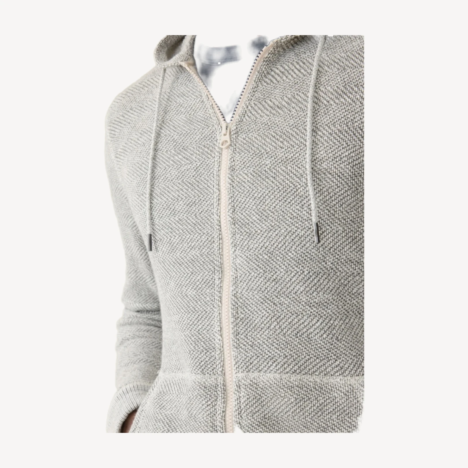 Whitewater Full Zip Hoodie - Grey Shell Loop