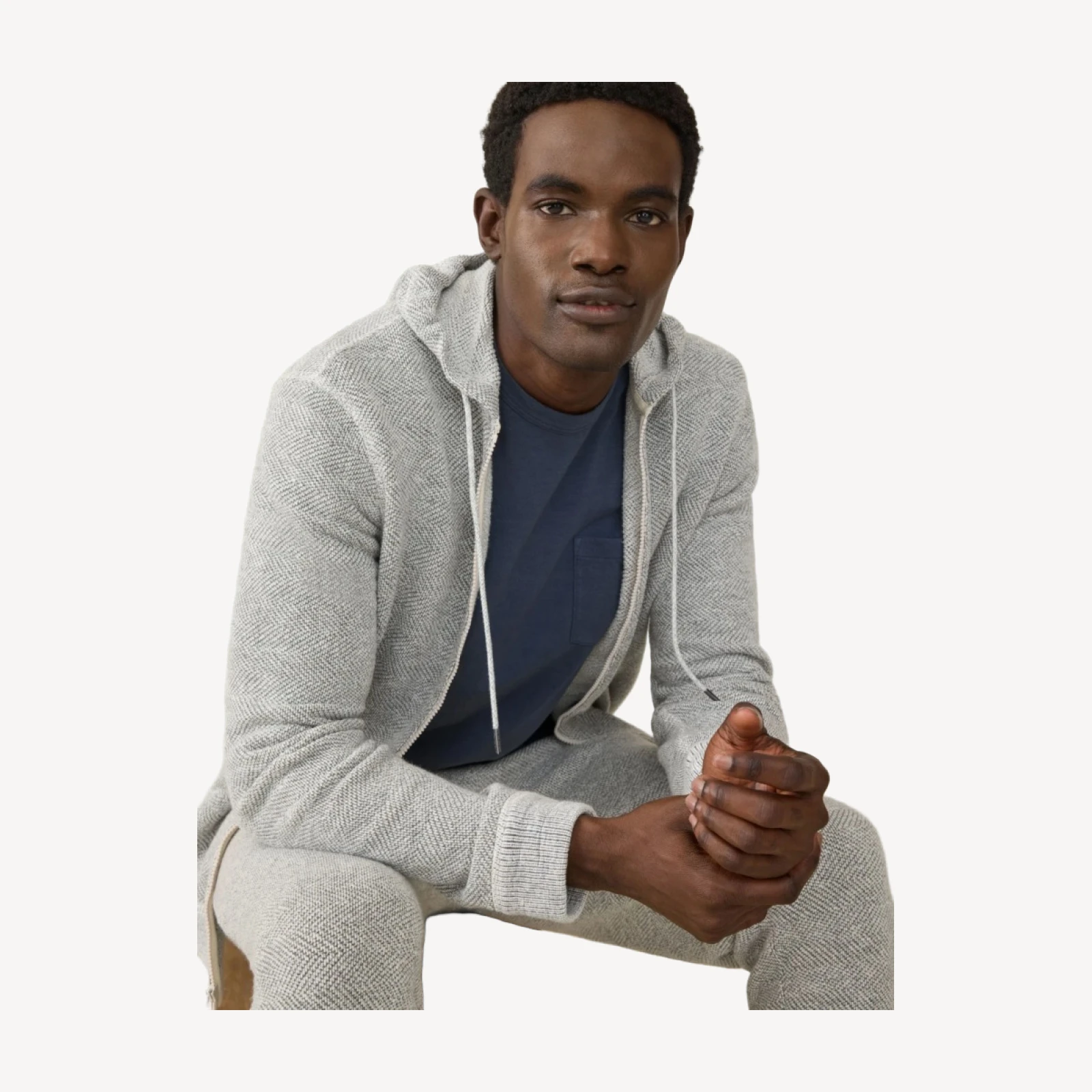 Whitewater Full Zip Hoodie - Grey Shell Loop