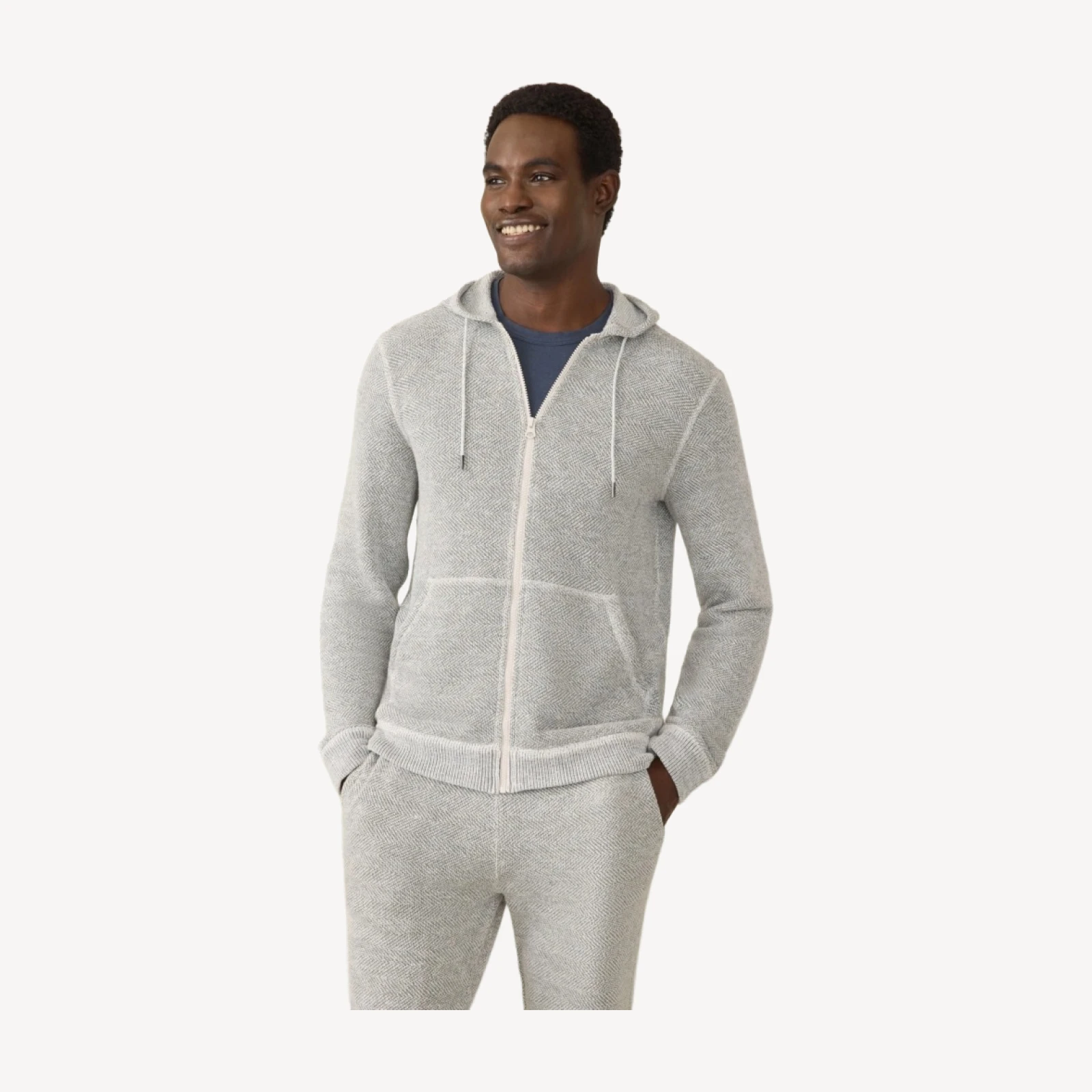 Whitewater Full Zip Hoodie - Grey Shell Loop