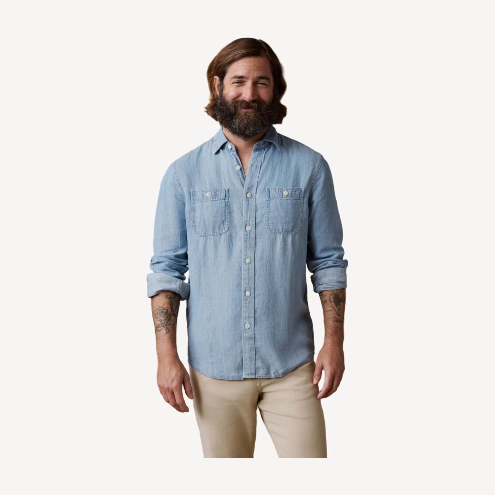 Tried & True Chambray Workshirt - Vintage Indigo
