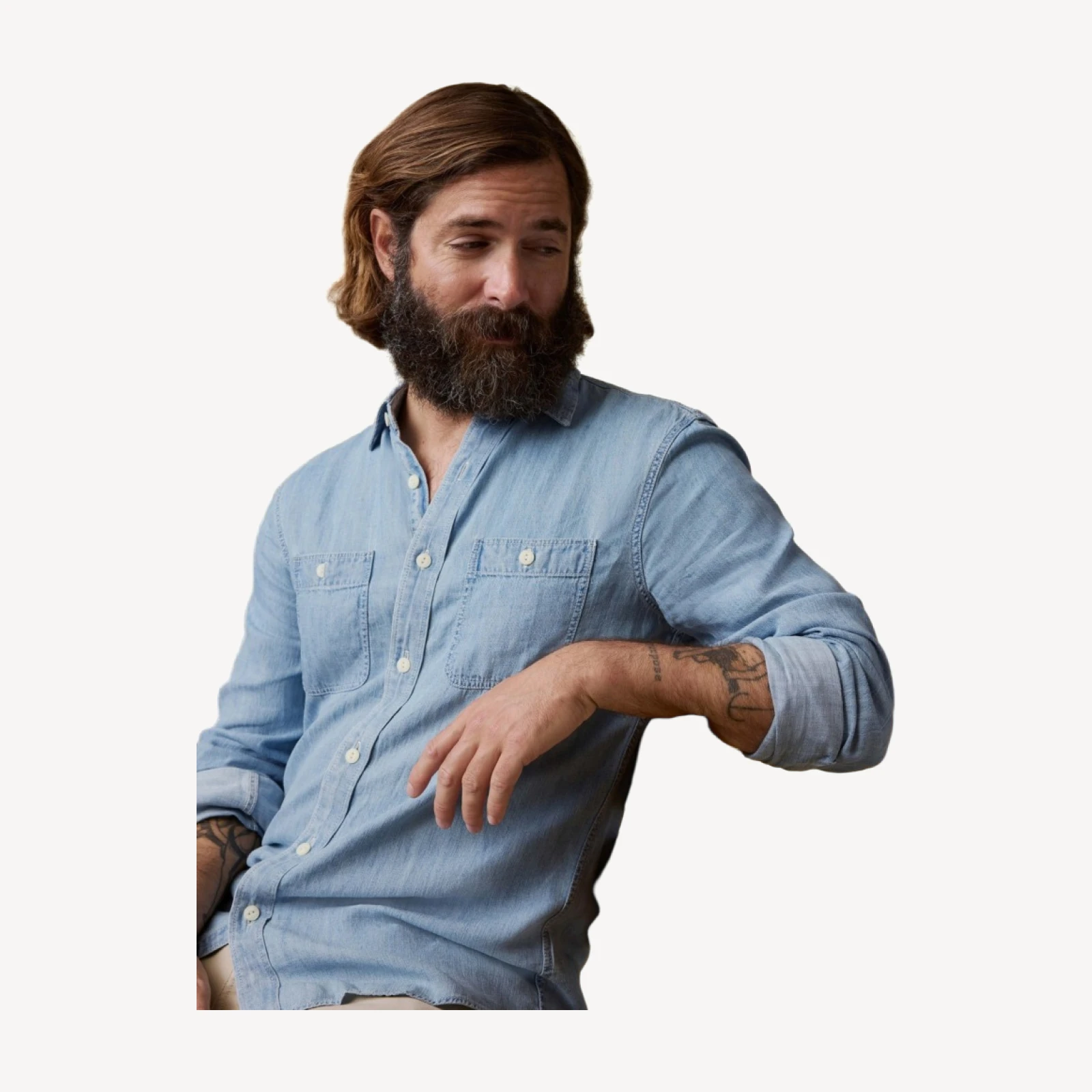Tried & True Chambray Workshirt - Vintage Indigo