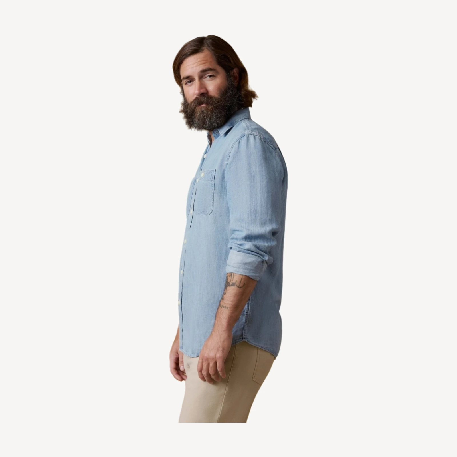 Tried & True Chambray Workshirt - Vintage Indigo