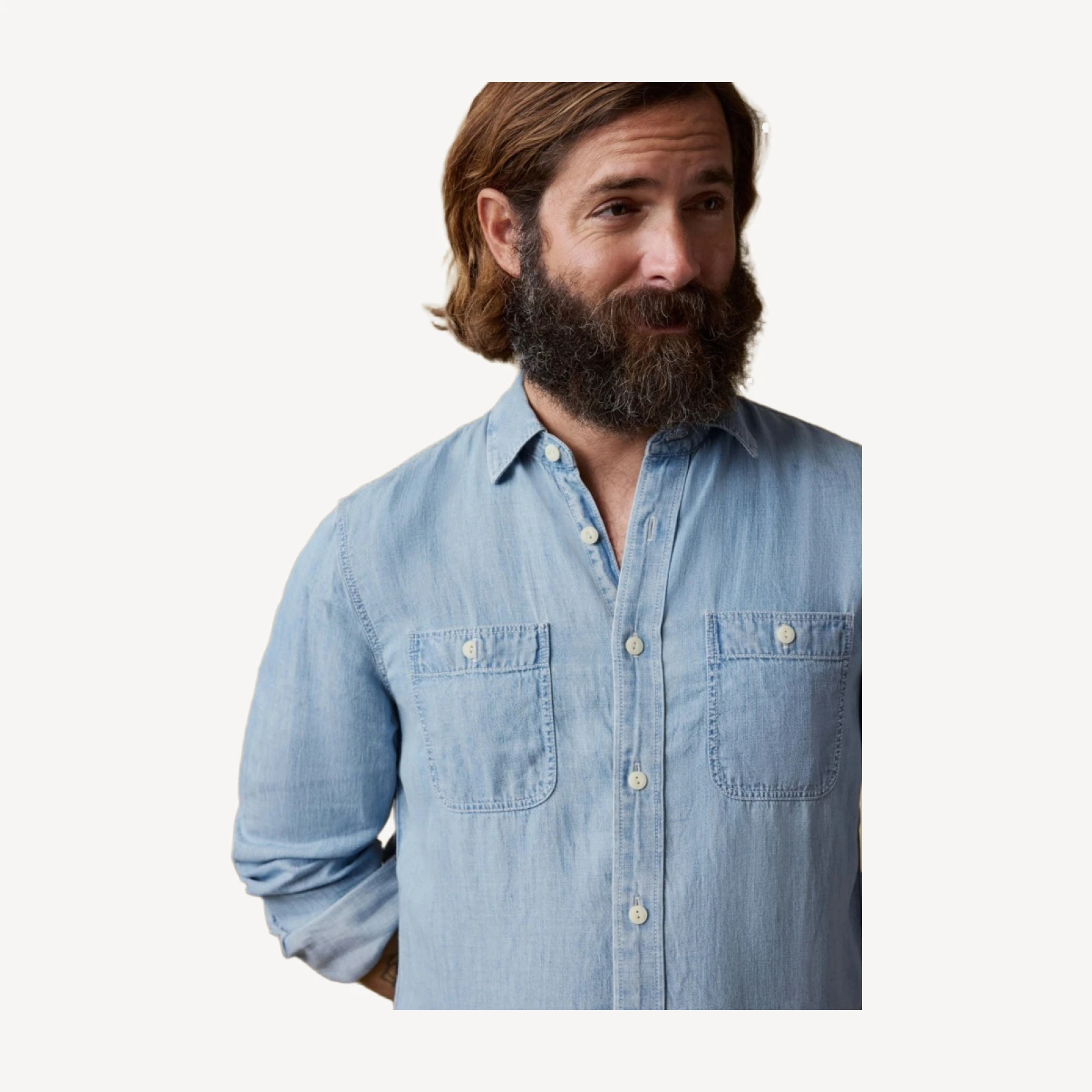 Tried & True Chambray Workshirt - Vintage Indigo