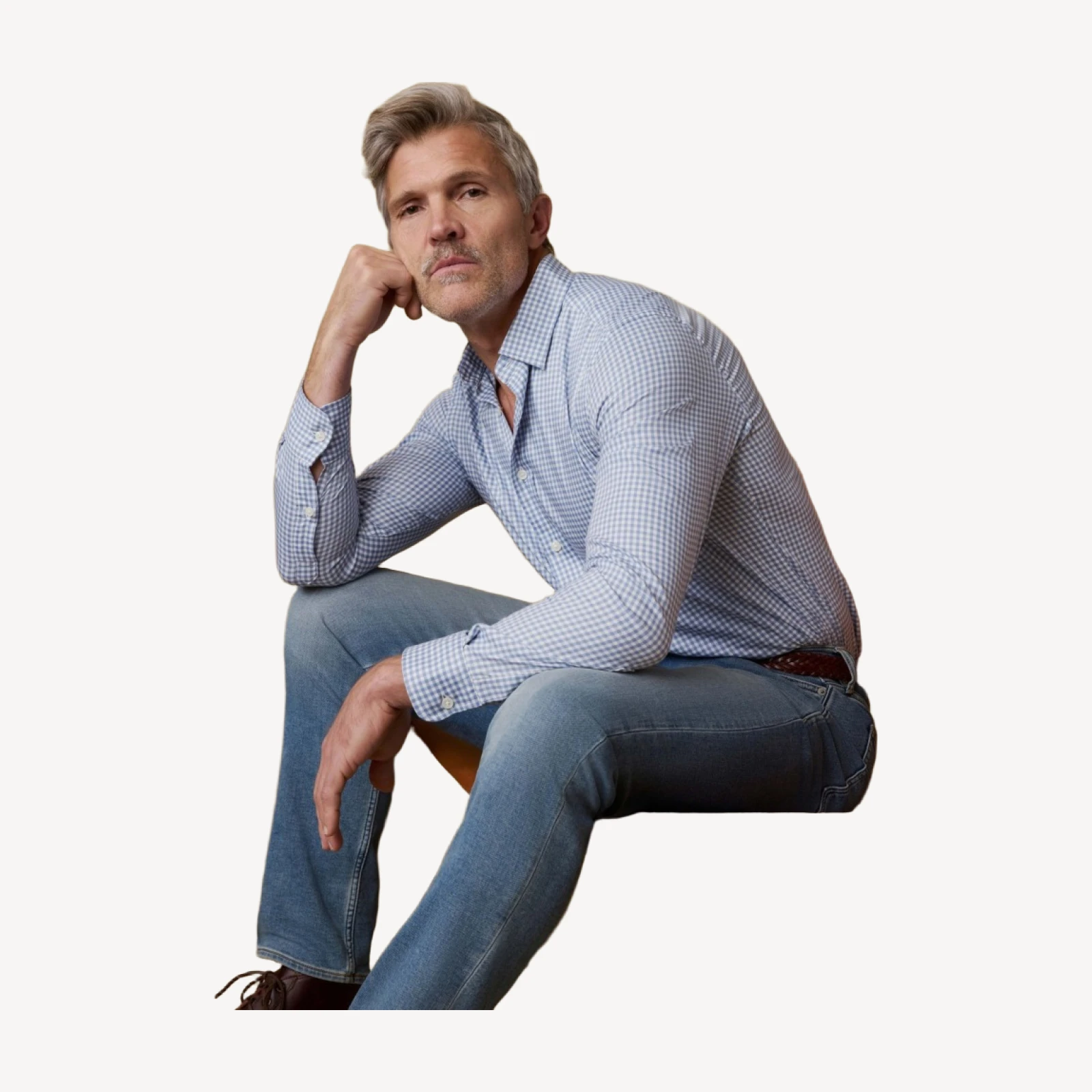 The Movement Shirt - Light Blue Gingham
