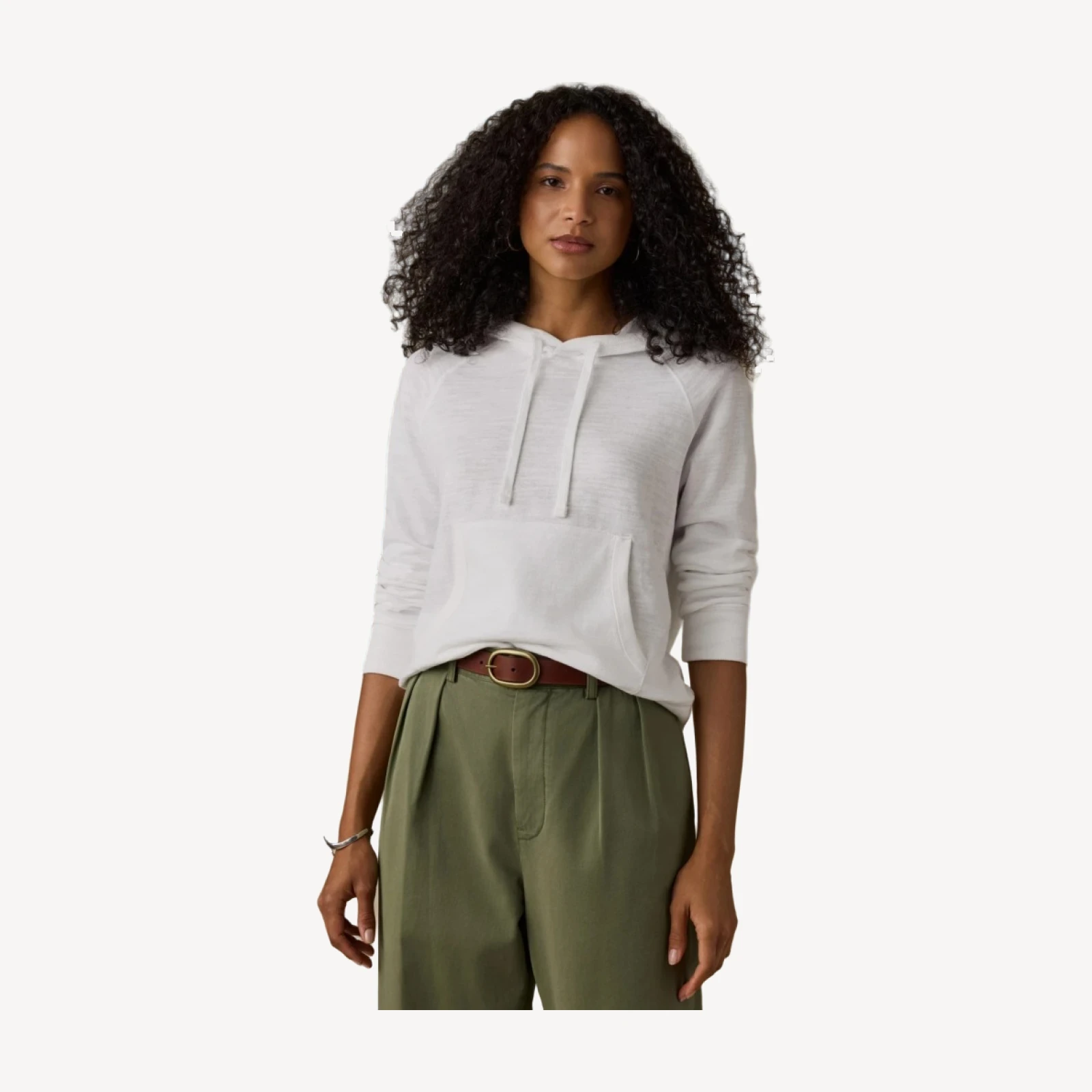 Sunwashed Organic Hoodie - White