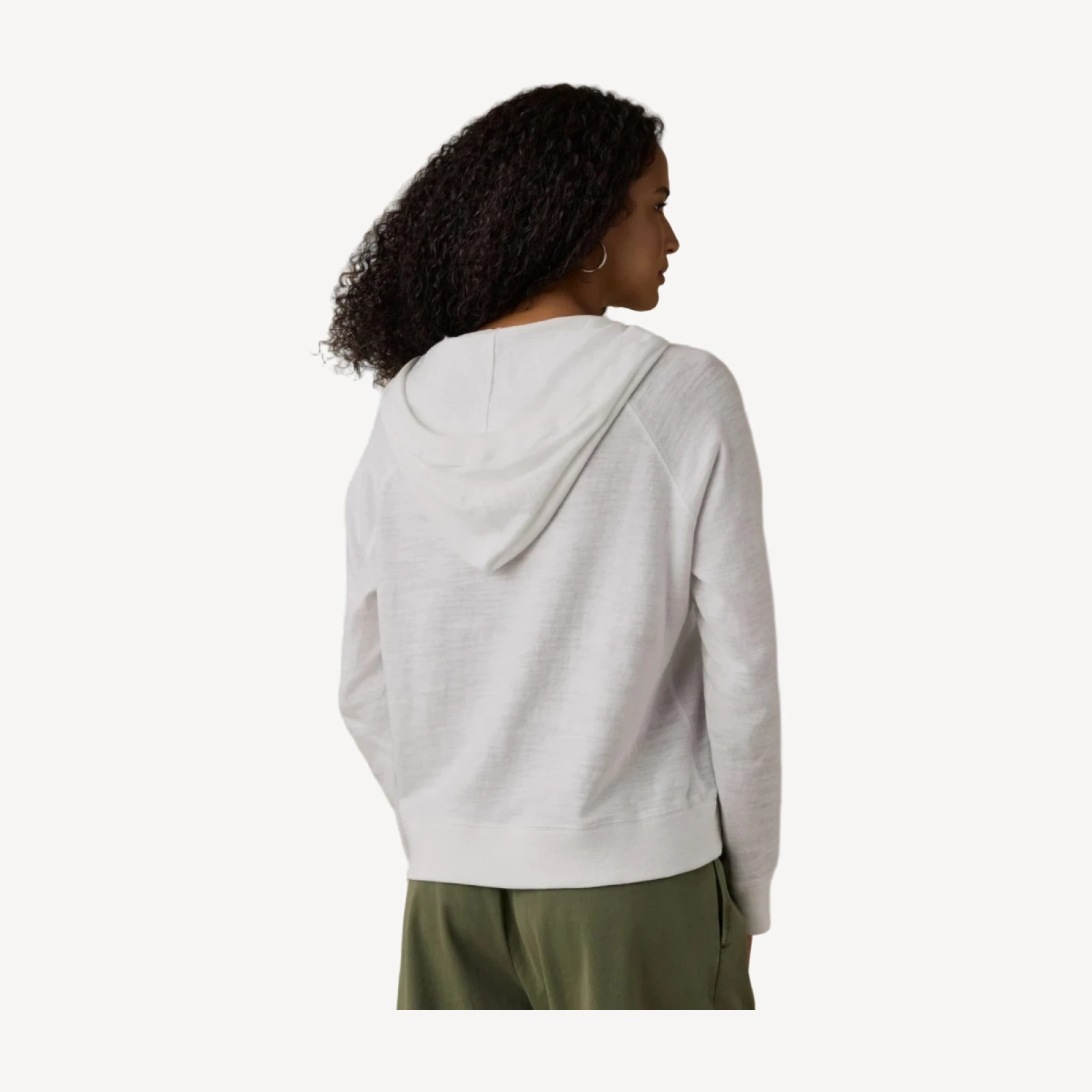 Sunwashed Organic Hoodie - White