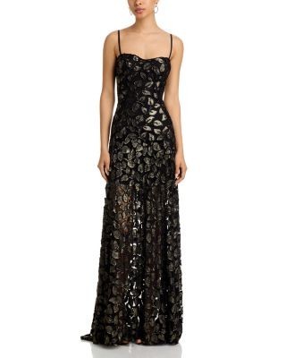 Aqua Burnout Gown - Exclusive