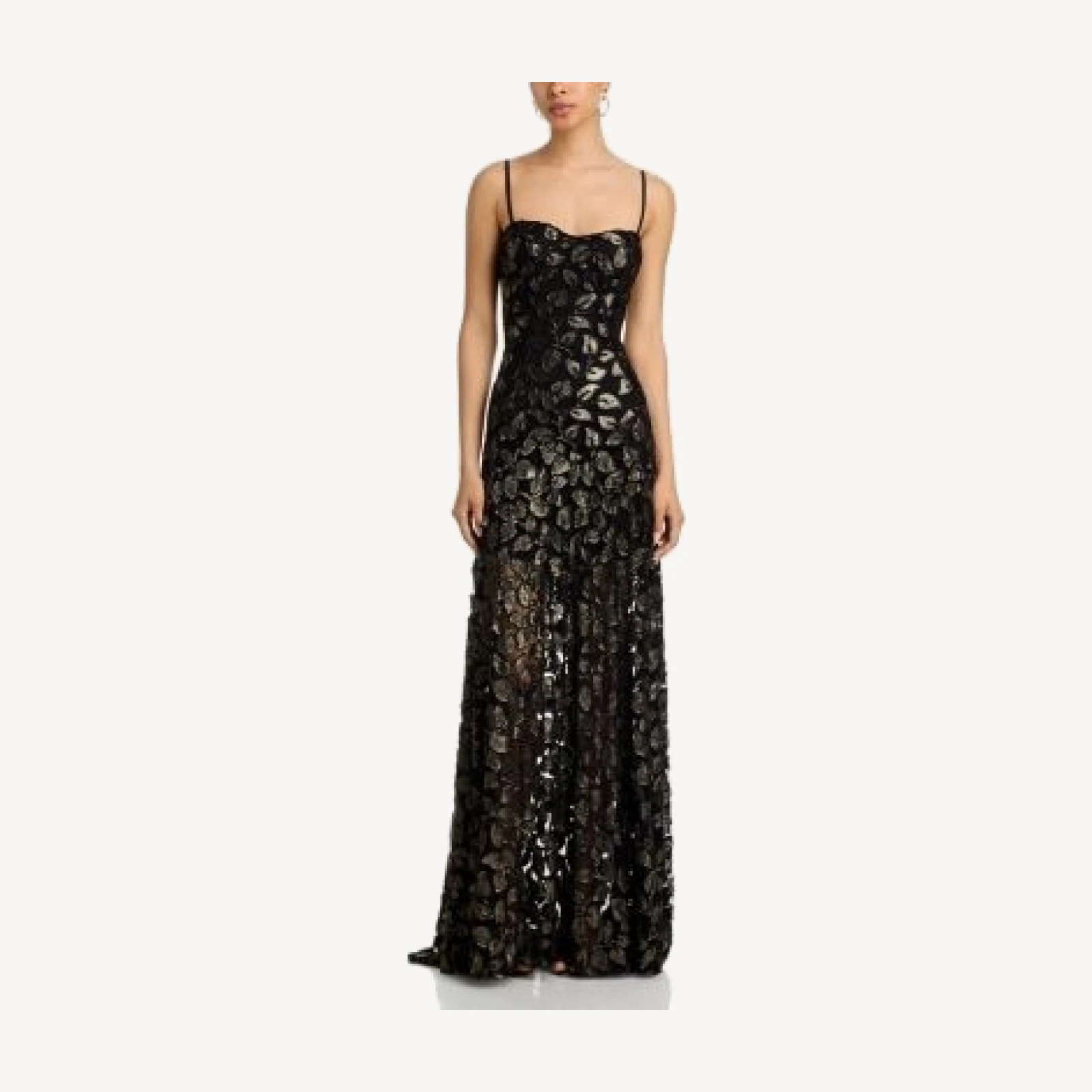Aqua Burnout Gown - Exclusive