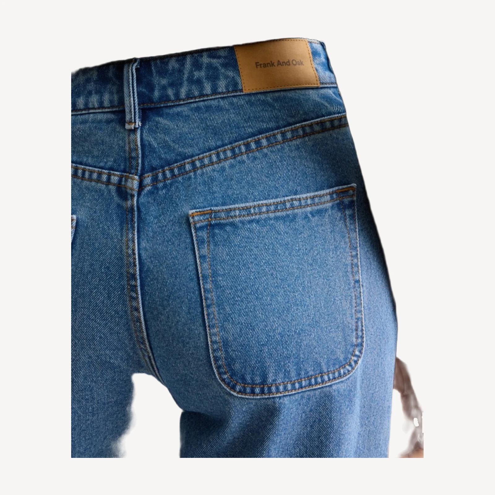 RELAXED STRAIGHT DENIM PANTS