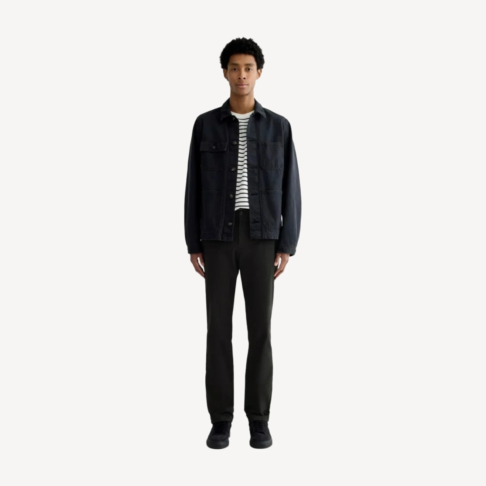 The Transit Chino | Black | Slim