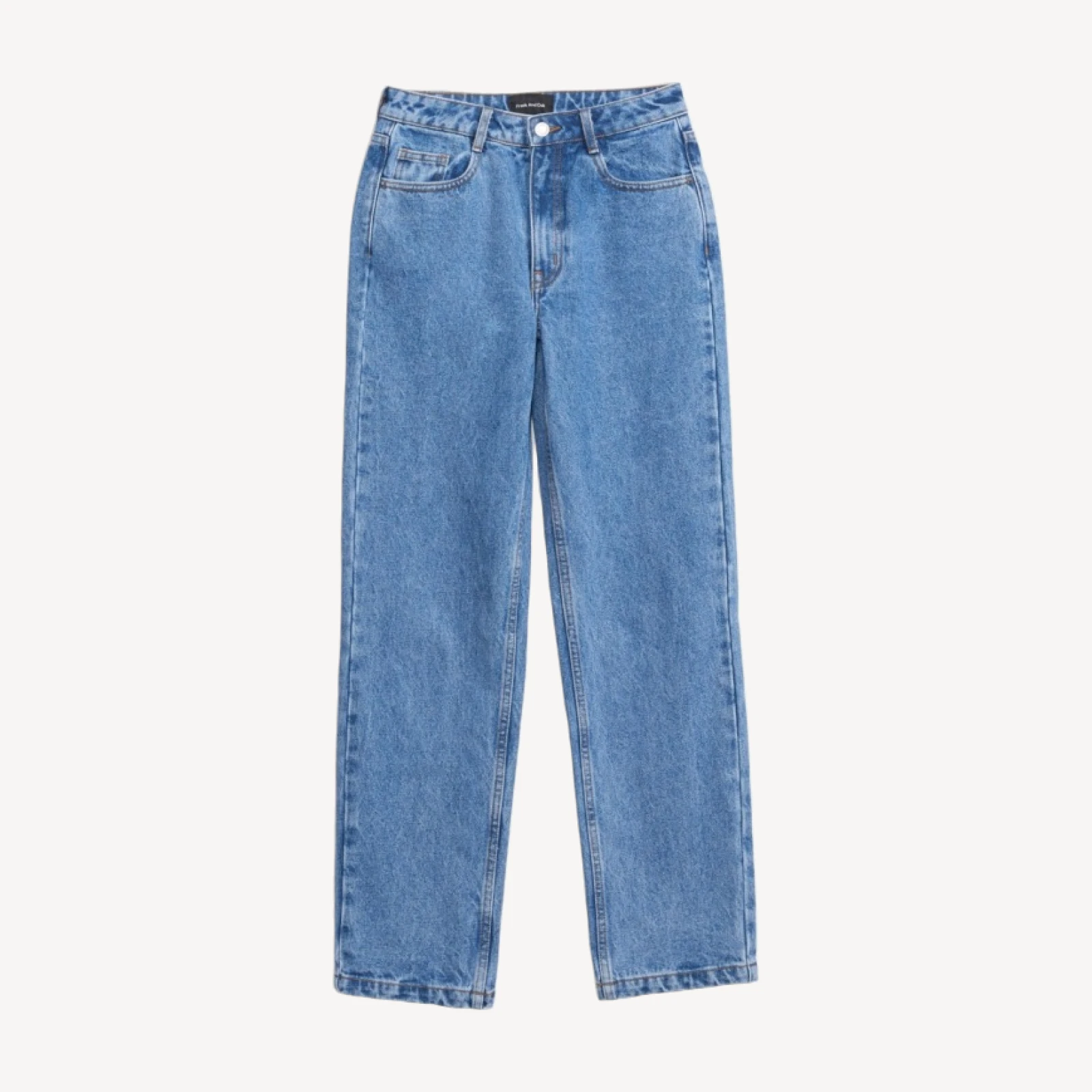 RELAXED STRAIGHT DENIM PANTS