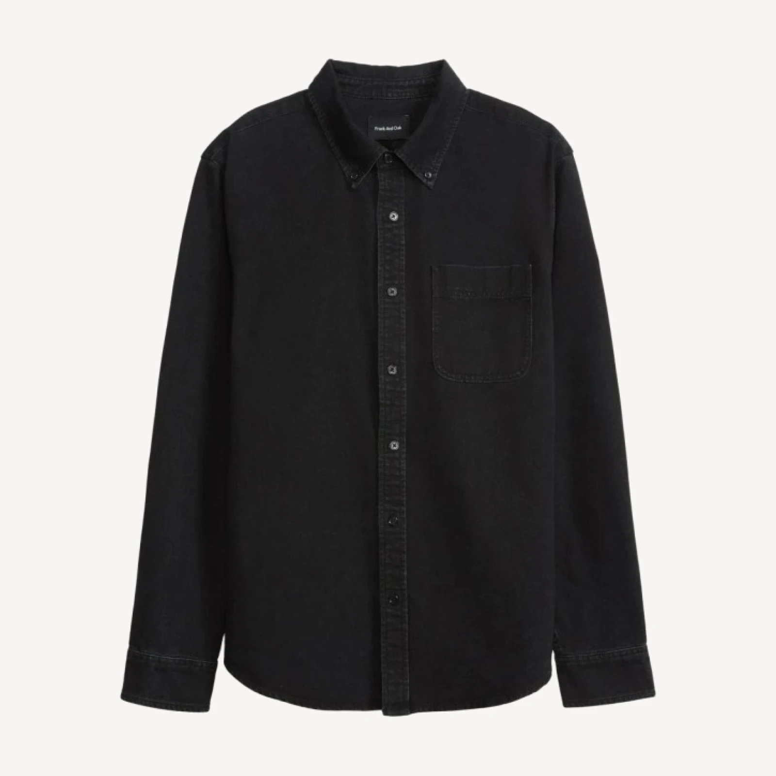 DENIM BUTTON DOWN SHIRT